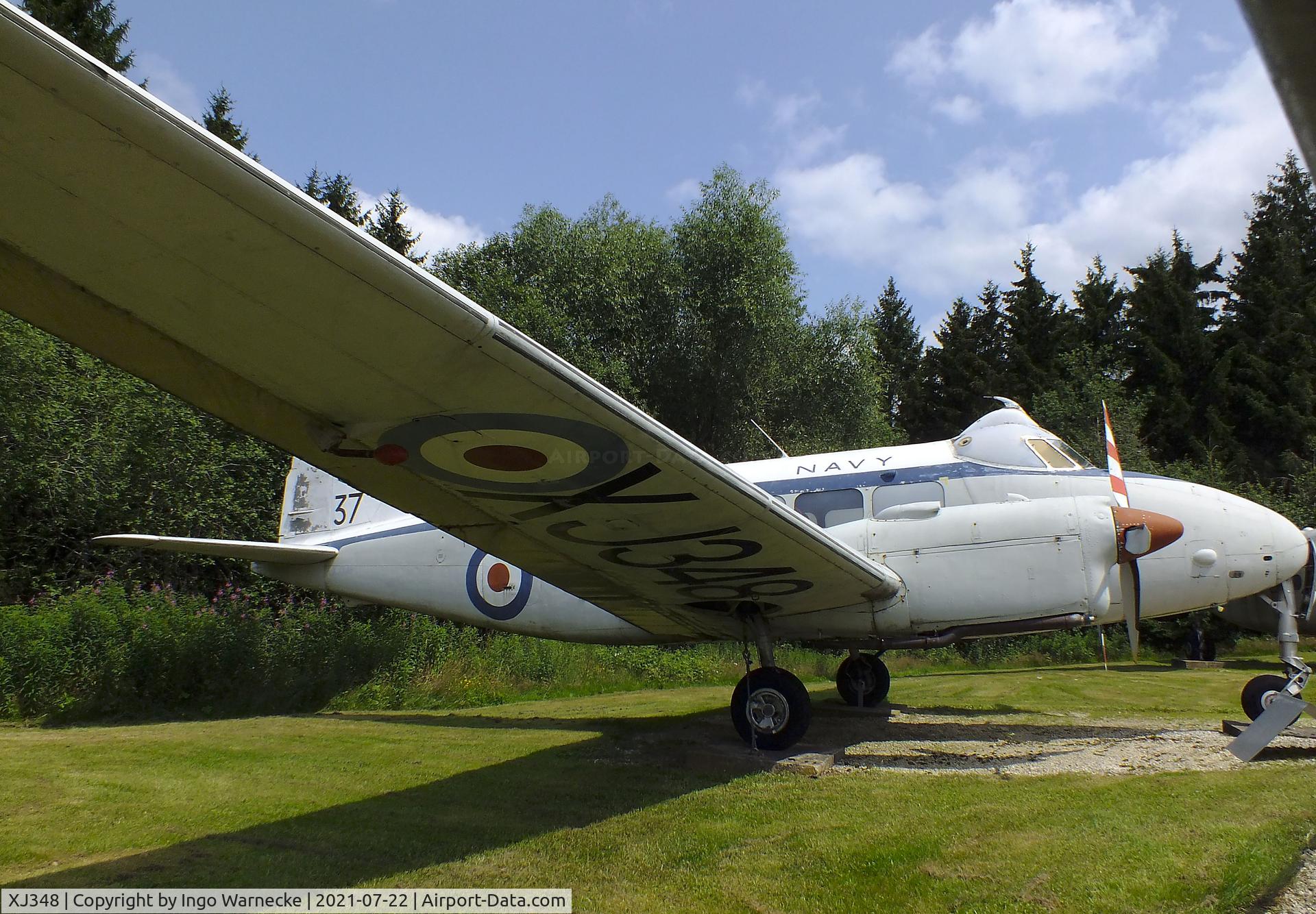 XJ348, 1955 De Havilland DH-104 Sea Devon C.20 C/N 04406, De Havilland D.H.104 Sea Devon C20 at the Flugausstellung P. Junior, Hermeskeil