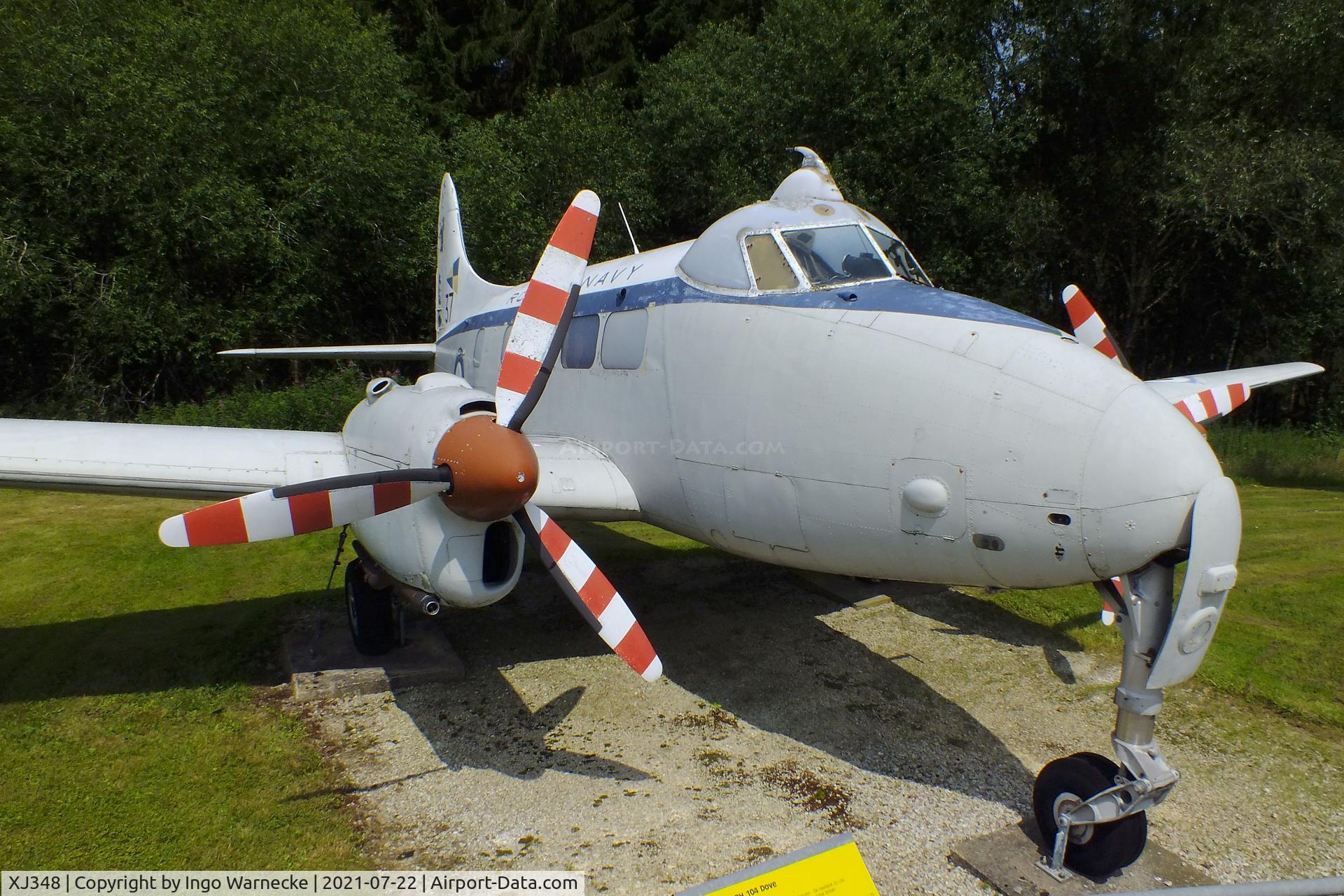 XJ348, 1955 De Havilland DH-104 Sea Devon C.20 C/N 04406, De Havilland D.H.104 Sea Devon C20 at the Flugausstellung P. Junior, Hermeskeil
