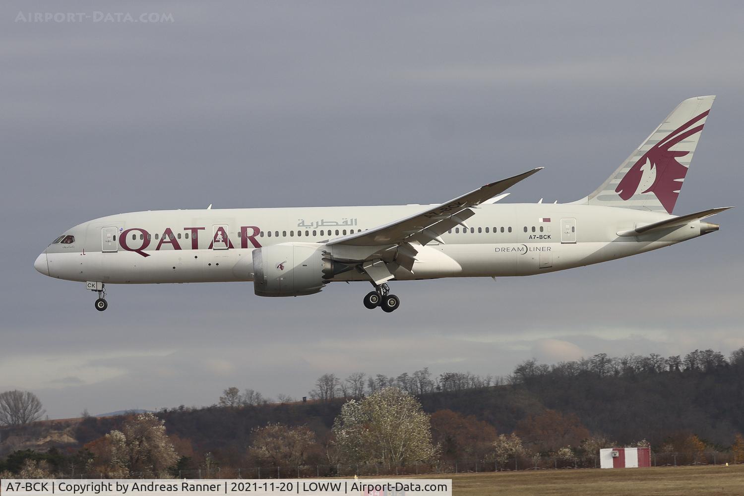 A7-BCK, 2012 Boeing 787-8 Dreamliner C/N 38329, Qatar Airways Boeing 787