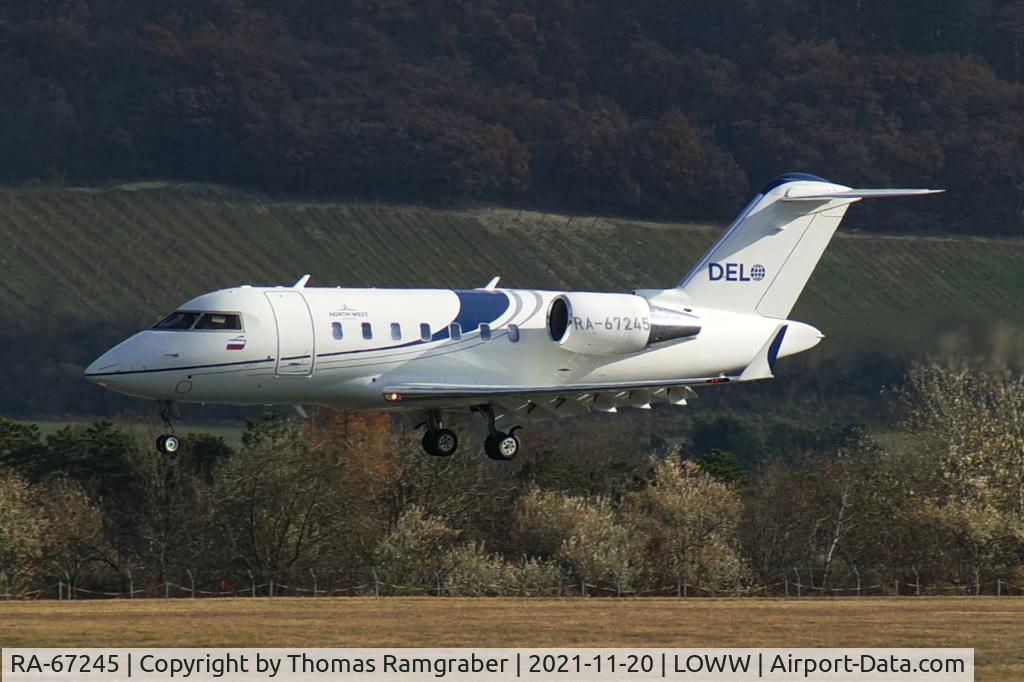 RA-67245, 2016 Bombardier Challenger 604 (CL-600-2B16) C/N 6075, private Bombardier Challenger 650