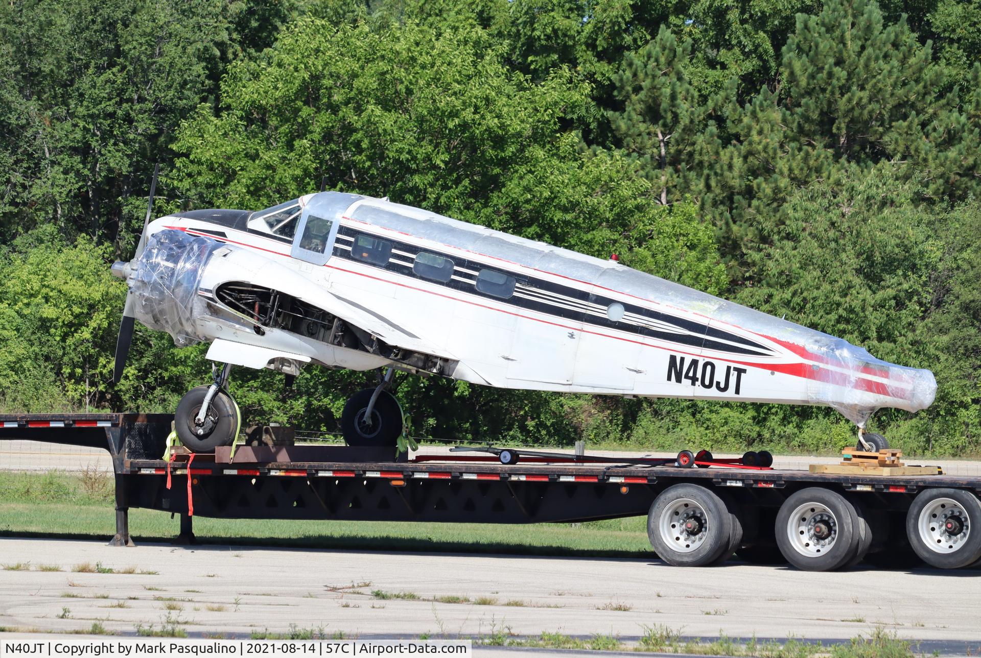 N40JT, 1952 Beech 3 TM C/N CA-128, Beech 3TM