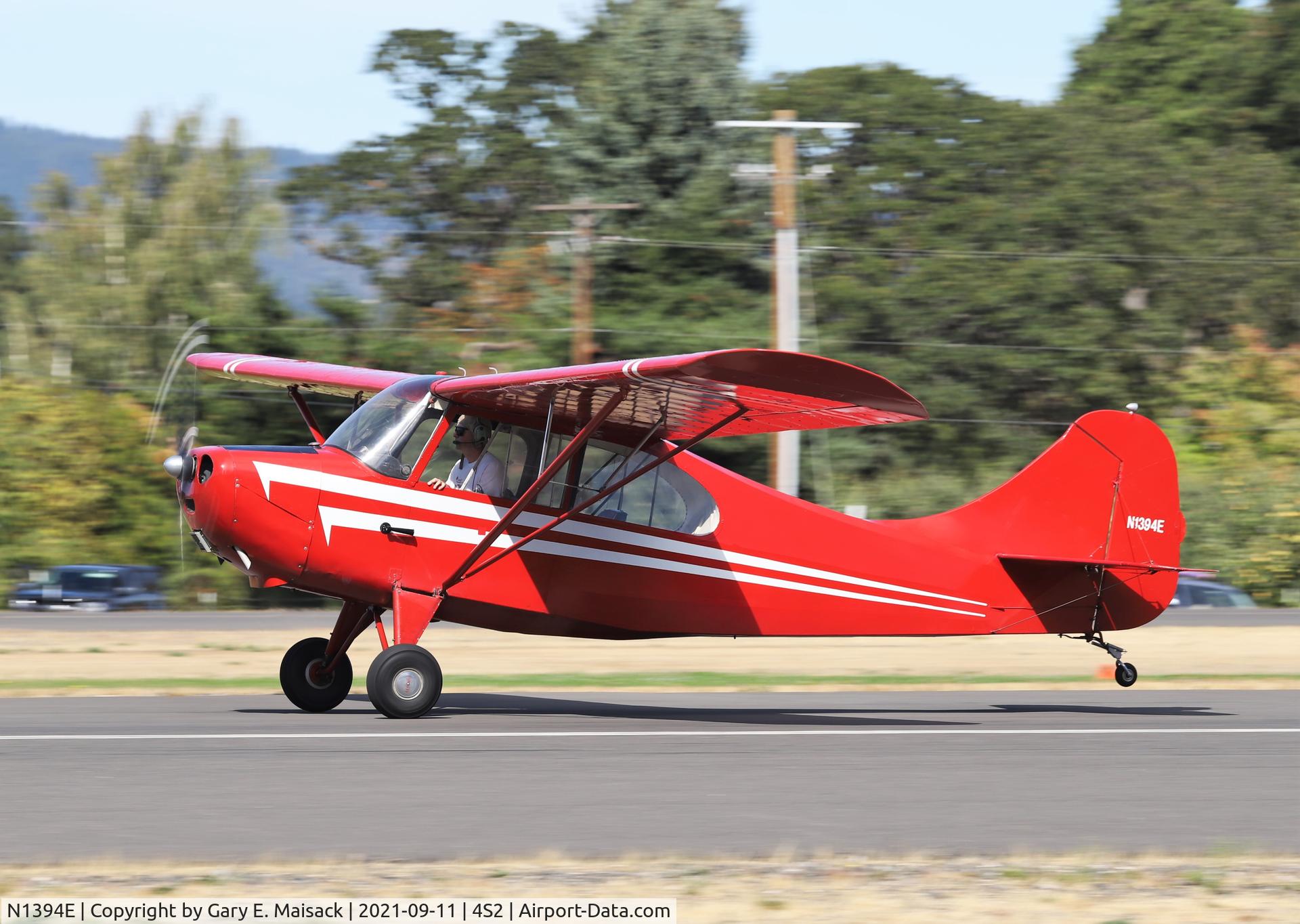 N1394E, 1946 Aeronca 7AC Champion C/N 7AC-4956, WAAAM 2021 Fly-In, Jernstedt Field, Hood River, OR