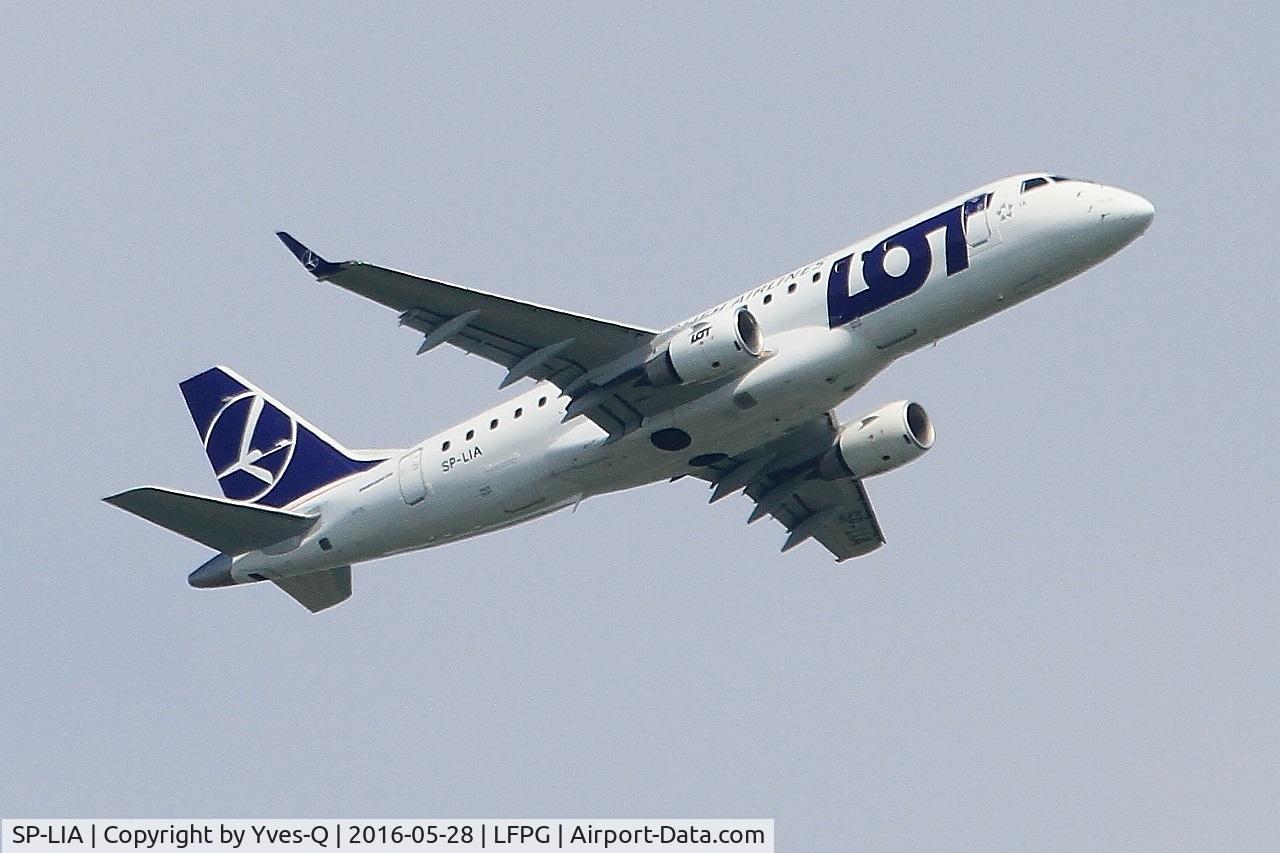 SP-LIA, 2006 Embraer 175STD (ERJ-170-200STD) C/N 17000125, Embraer ERJ-175SD, Climbing from rwy 06R, Roissy Charles De Gaulle airport (LFPG-CDG)
