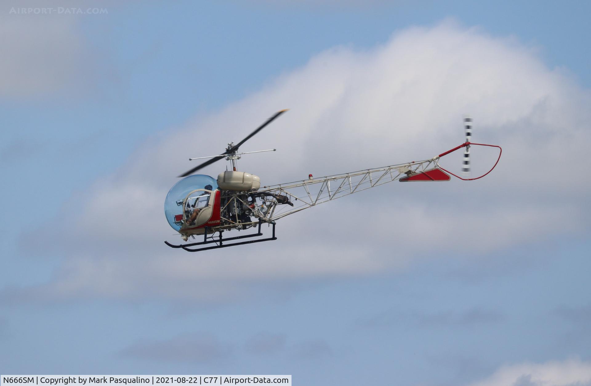 N666SM, Bell 47G-3B-1 Sioux C/N 3533, Bell 47G-3B-1
