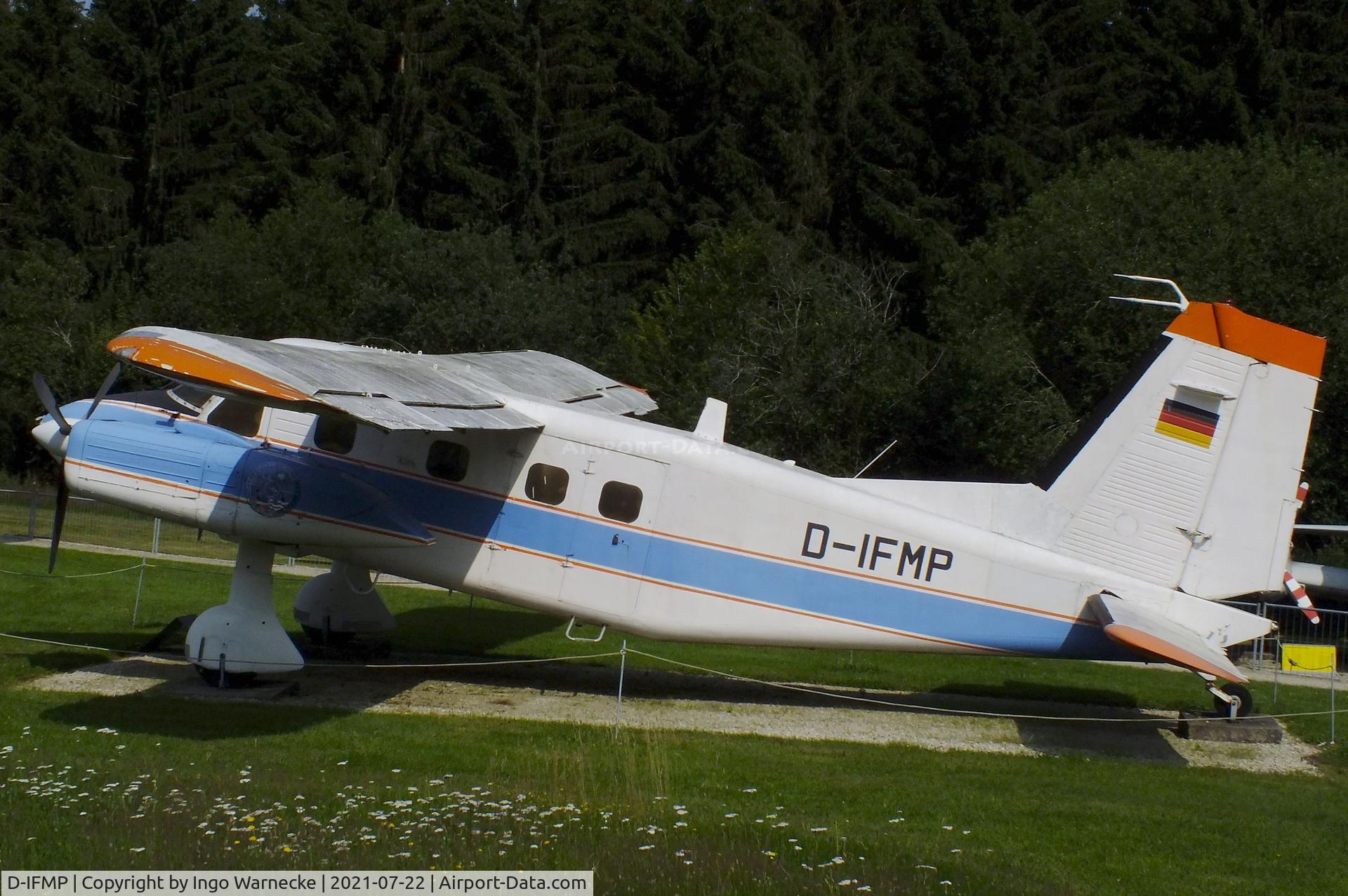 D-IFMP, Dornier Do-28D-2 Skyservant C/N 4050, Dornier Do 28D-2 Skyservant (formerly used by the DFVLR for its 'Flugzeugmessprogramm' in remote sensing) at the Flugausstellung P. Junior, Hermeskeil