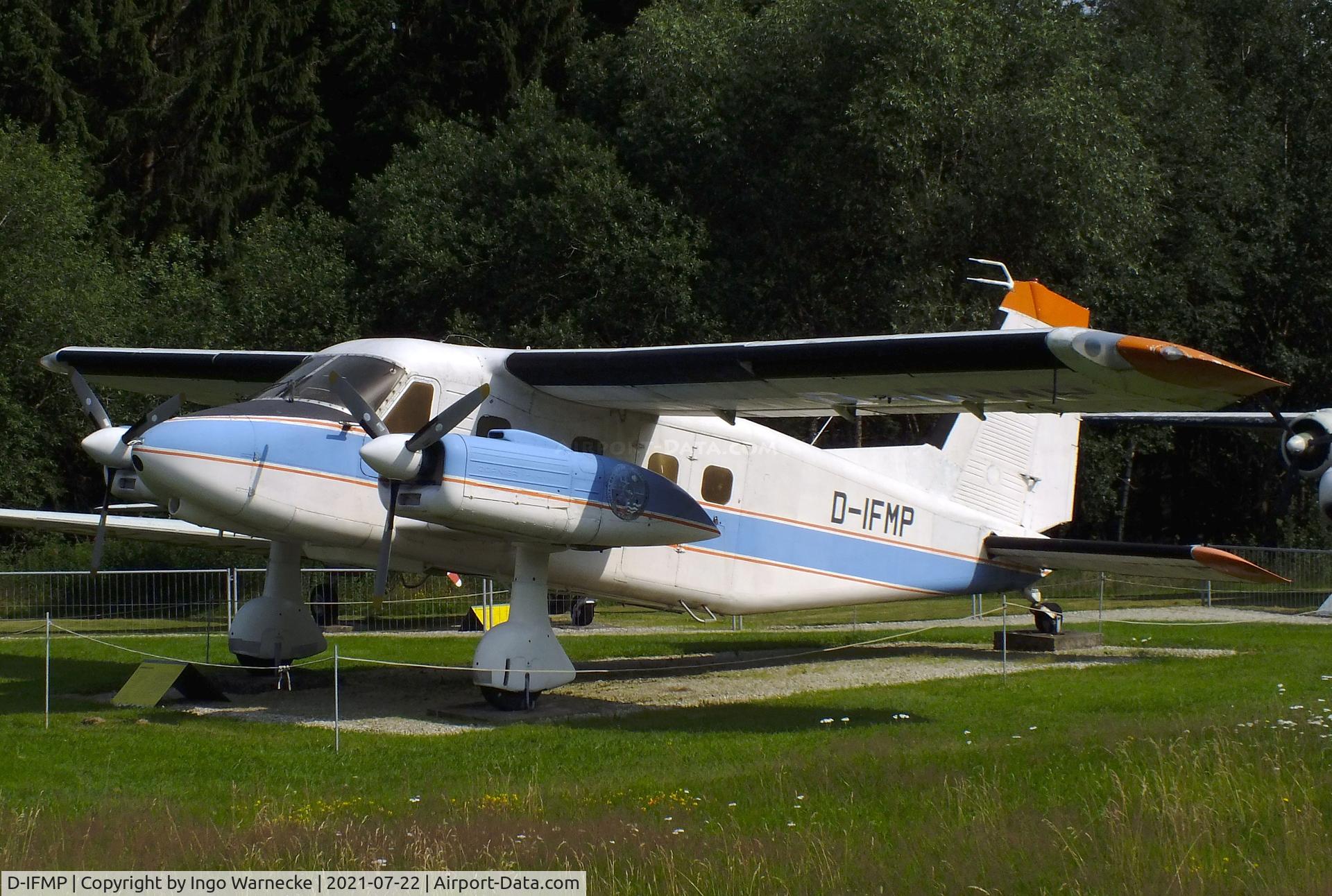 D-IFMP, Dornier Do-28D-2 Skyservant C/N 4050, Dornier Do 28D-2 Skyservant (formerly used by the DFVLR for its 'Flugzeugmessprogramm' in remote sensing) at the Flugausstellung P. Junior, Hermeskeil