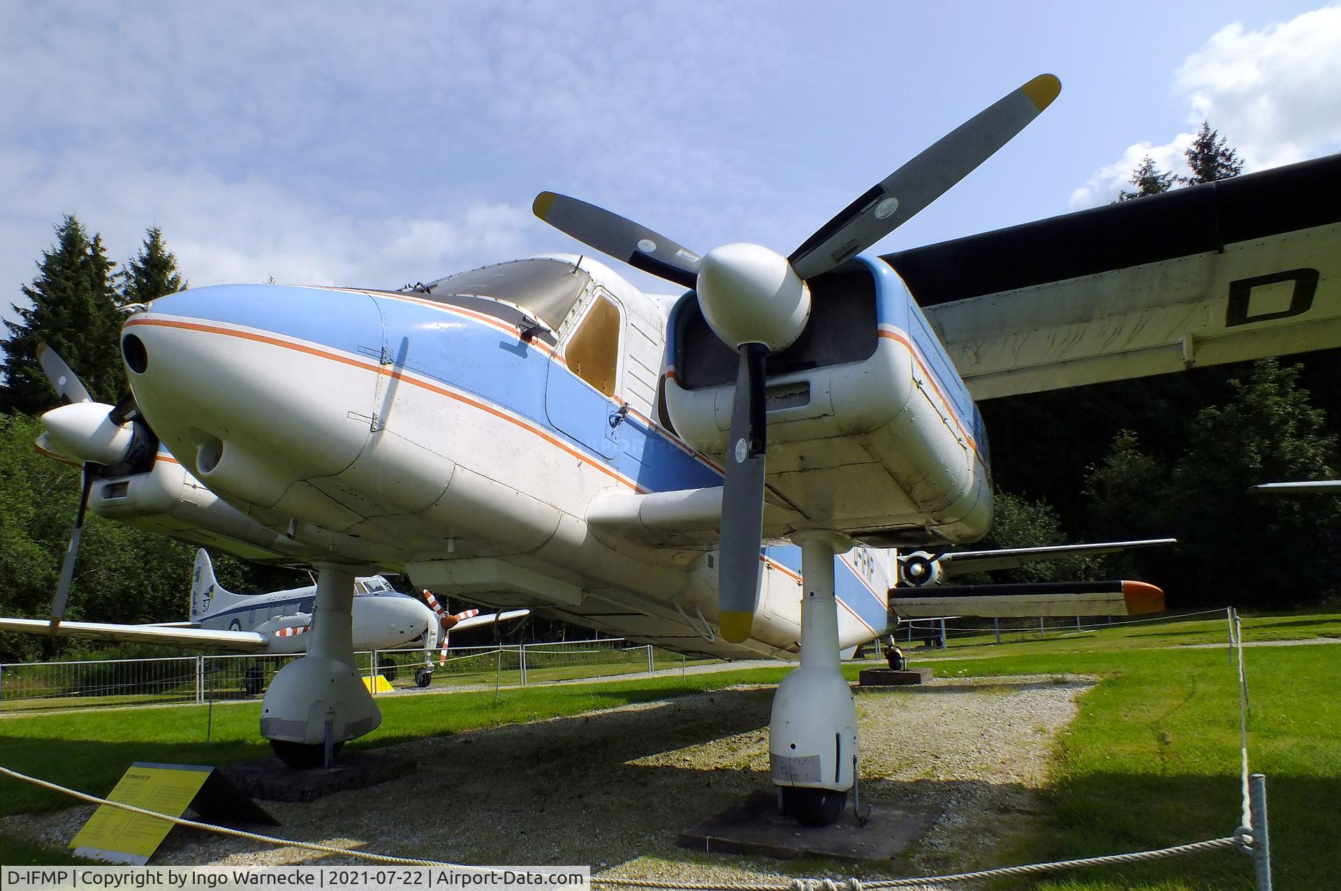 D-IFMP, Dornier Do-28D-2 Skyservant C/N 4050, Dornier Do 28D-2 Skyservant (formerly used by the DFVLR for its 'Flugzeugmessprogramm' in remote sensing) at the Flugausstellung P. Junior, Hermeskeil