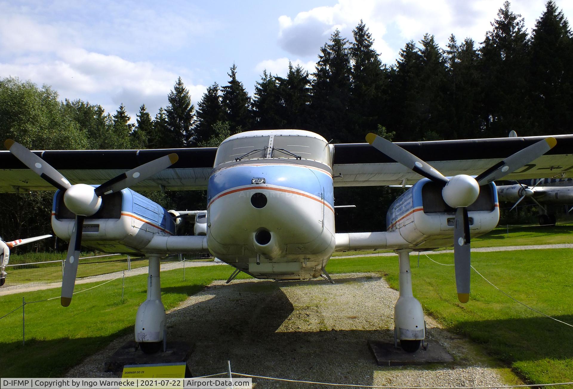 D-IFMP, Dornier Do-28D-2 Skyservant C/N 4050, Dornier Do 28D-2 Skyservant (formerly used by the DFVLR for its 'Flugzeugmessprogramm' in remote sensing) at the Flugausstellung P. Junior, Hermeskeil