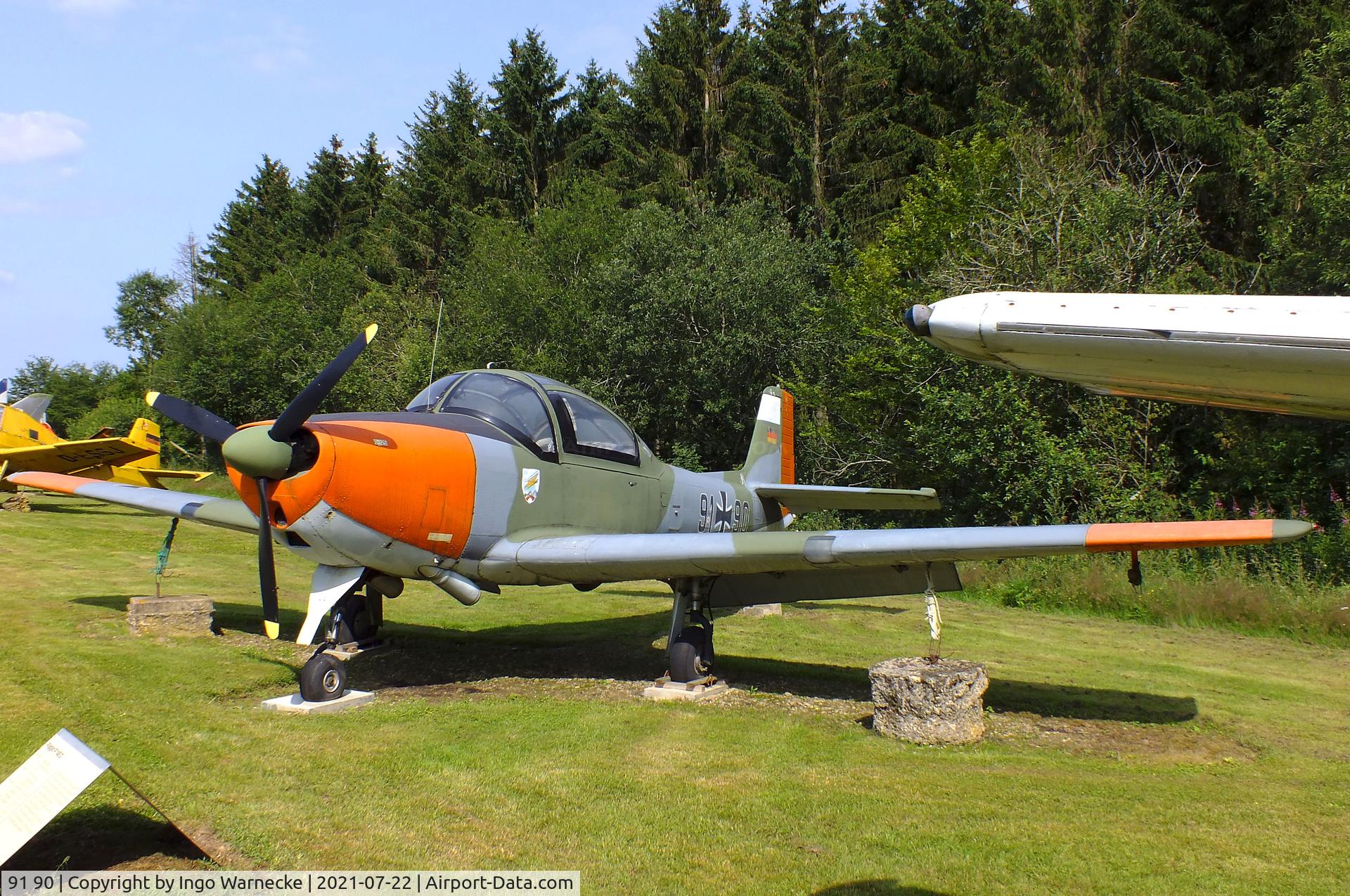 91 90, Piaggio P-149D C/N 275, Piaggio P.149D at the Flugausstellung P. Junior, Hermeskeil