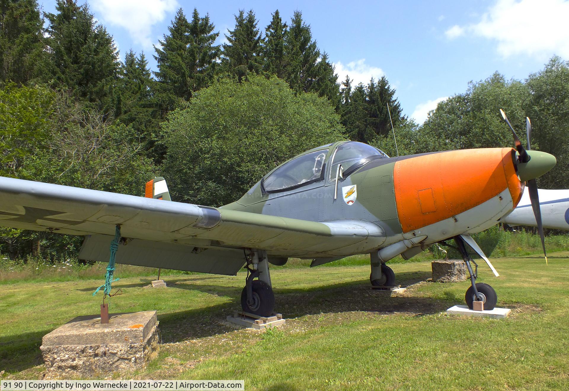 91 90, Piaggio P-149D C/N 275, Piaggio P.149D at the Flugausstellung P. Junior, Hermeskeil
