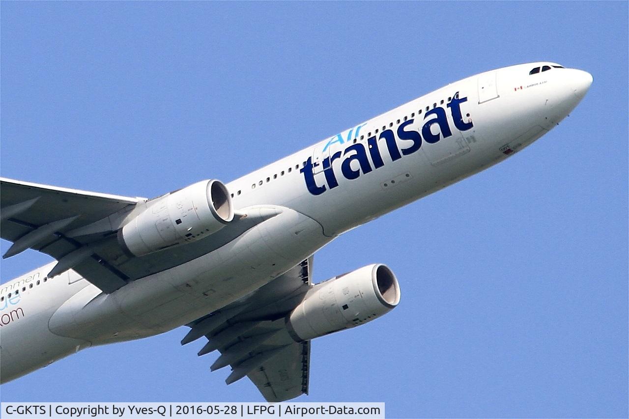 C-GKTS, 1995 Airbus A330-342 C/N 111, Airbus A330-342, Climbing from rwy 06R, Roissy Charles De Gaulle airport (LFPG-CDG)