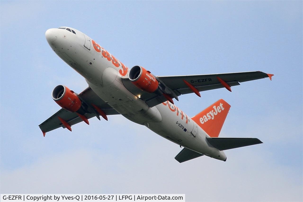 G-EZFR, 2009 Airbus A319-111 C/N 4125, Airbus A319-111, Climbing from rwy 27L, Roissy Charles De Gaulle airport (LFPG-CDG)