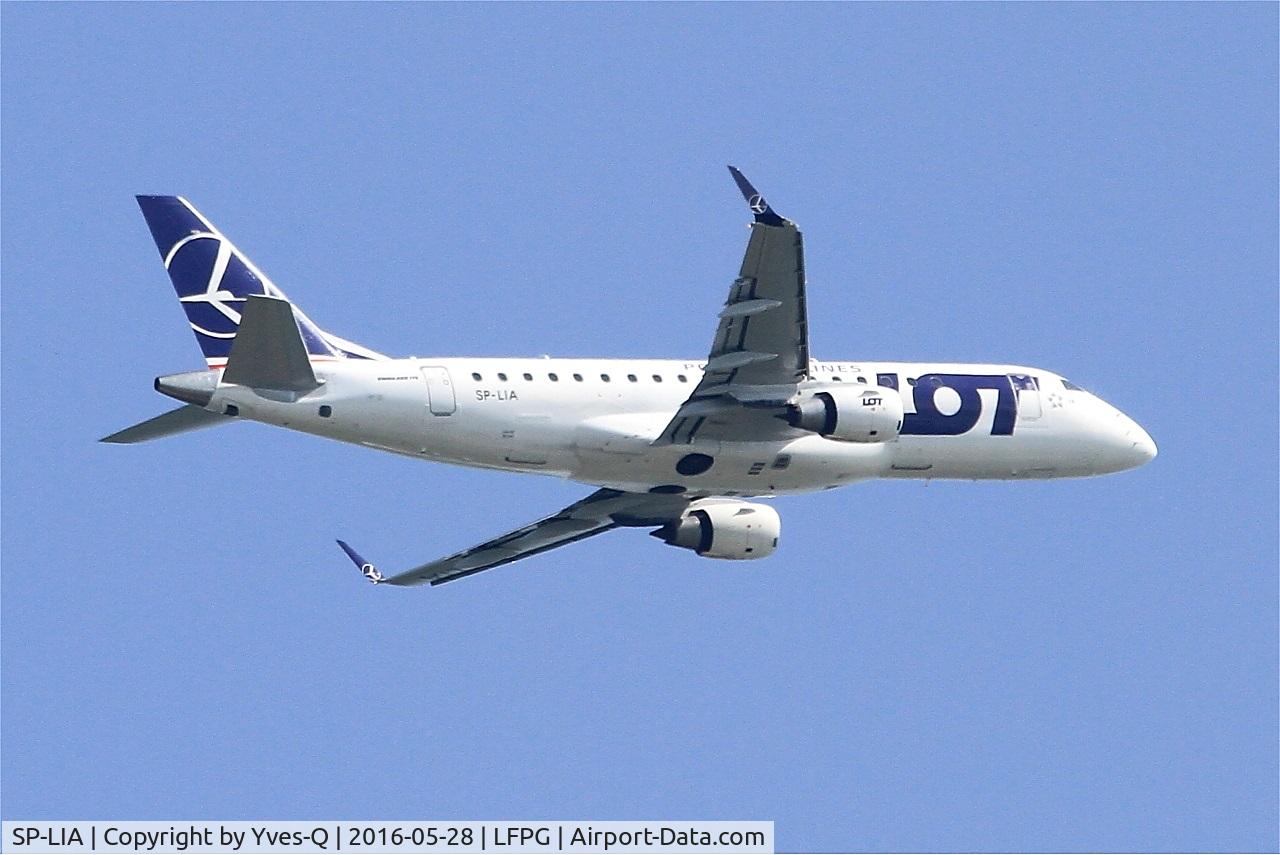 SP-LIA, 2006 Embraer 175STD (ERJ-170-200STD) C/N 17000125, Embraer ERJ-175SD, Climbing from rwy 06R, Roissy Charles De Gaulle airport (LFPG-CDG)