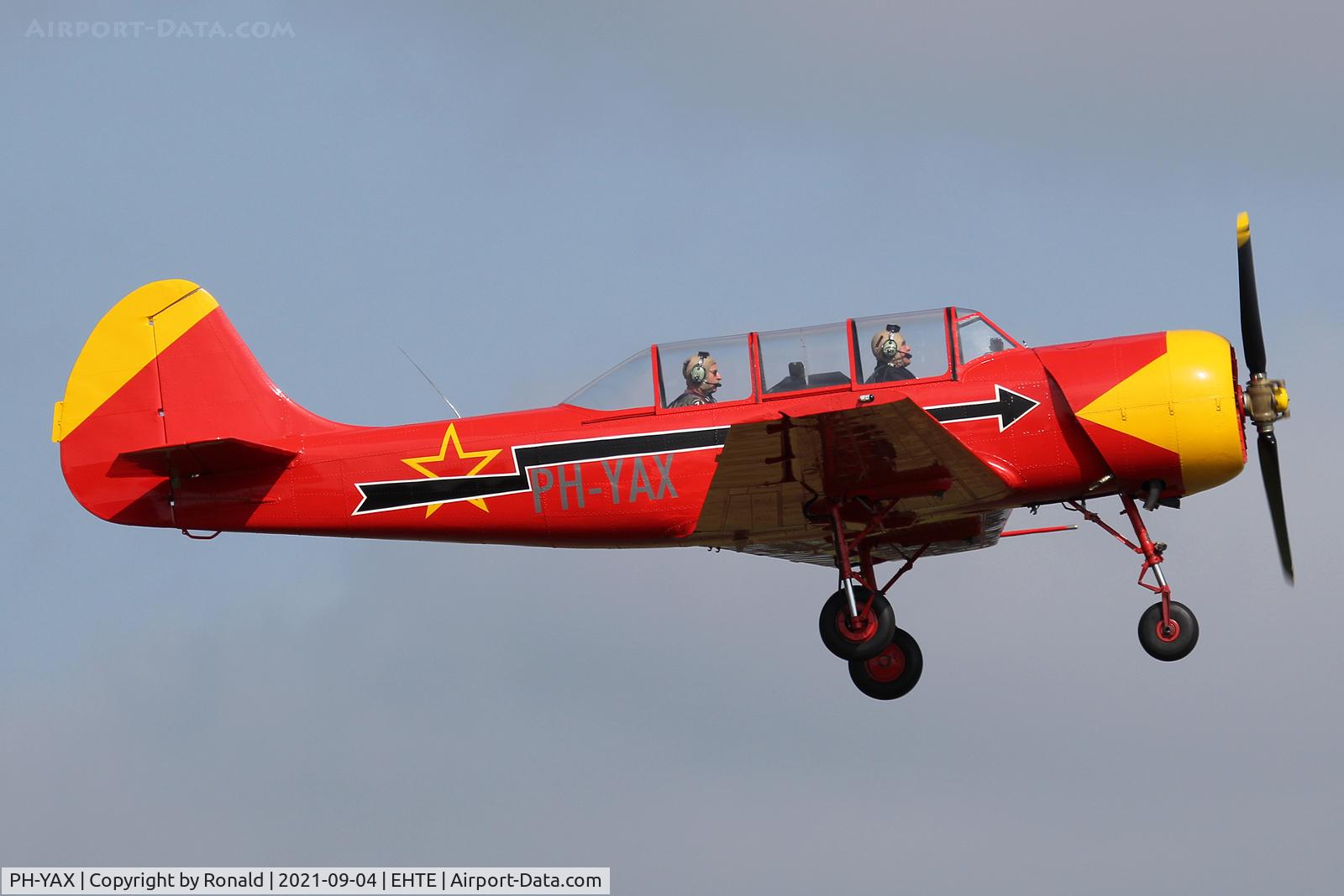 PH-YAX, 1984 Yakovlev Yak-52 C/N 844007, at teuge