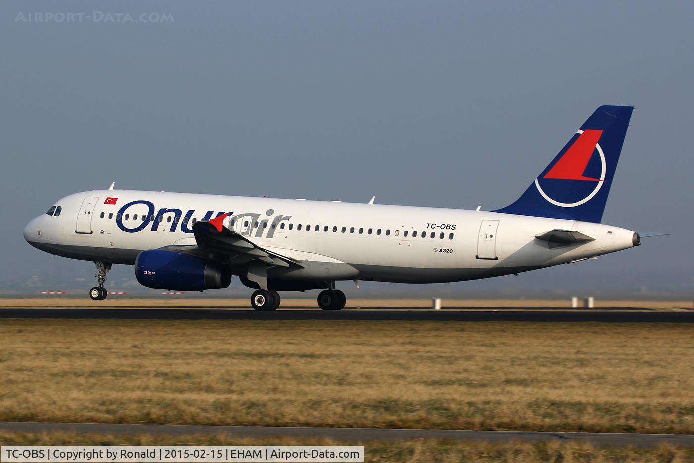 TC-OBS, 1997 Airbus A320-232 C/N 543, at spl