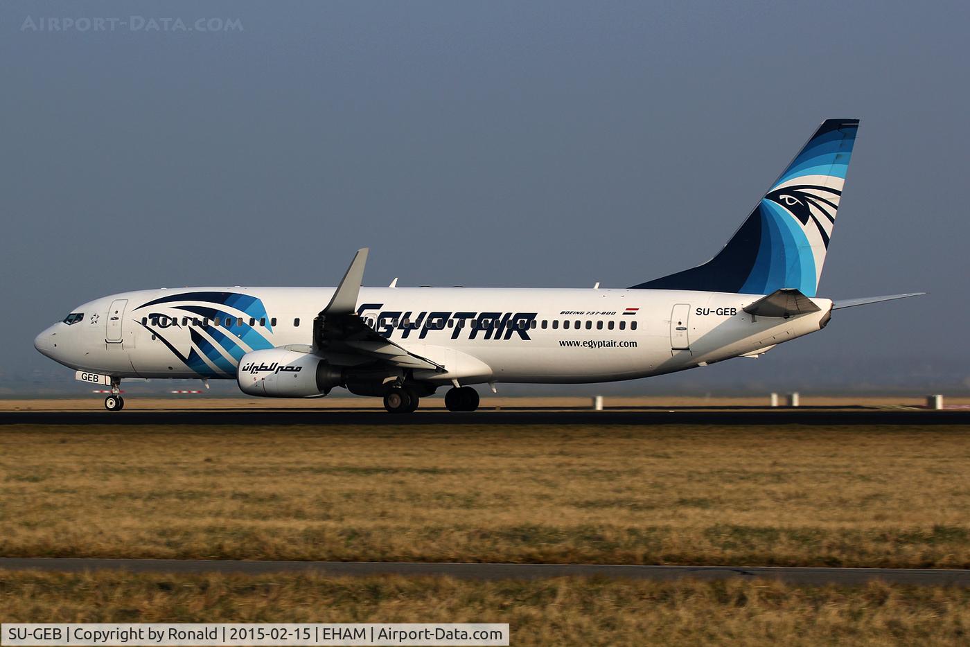 SU-GEB, 2011 Boeing 737-866 C/N 40800, at spl