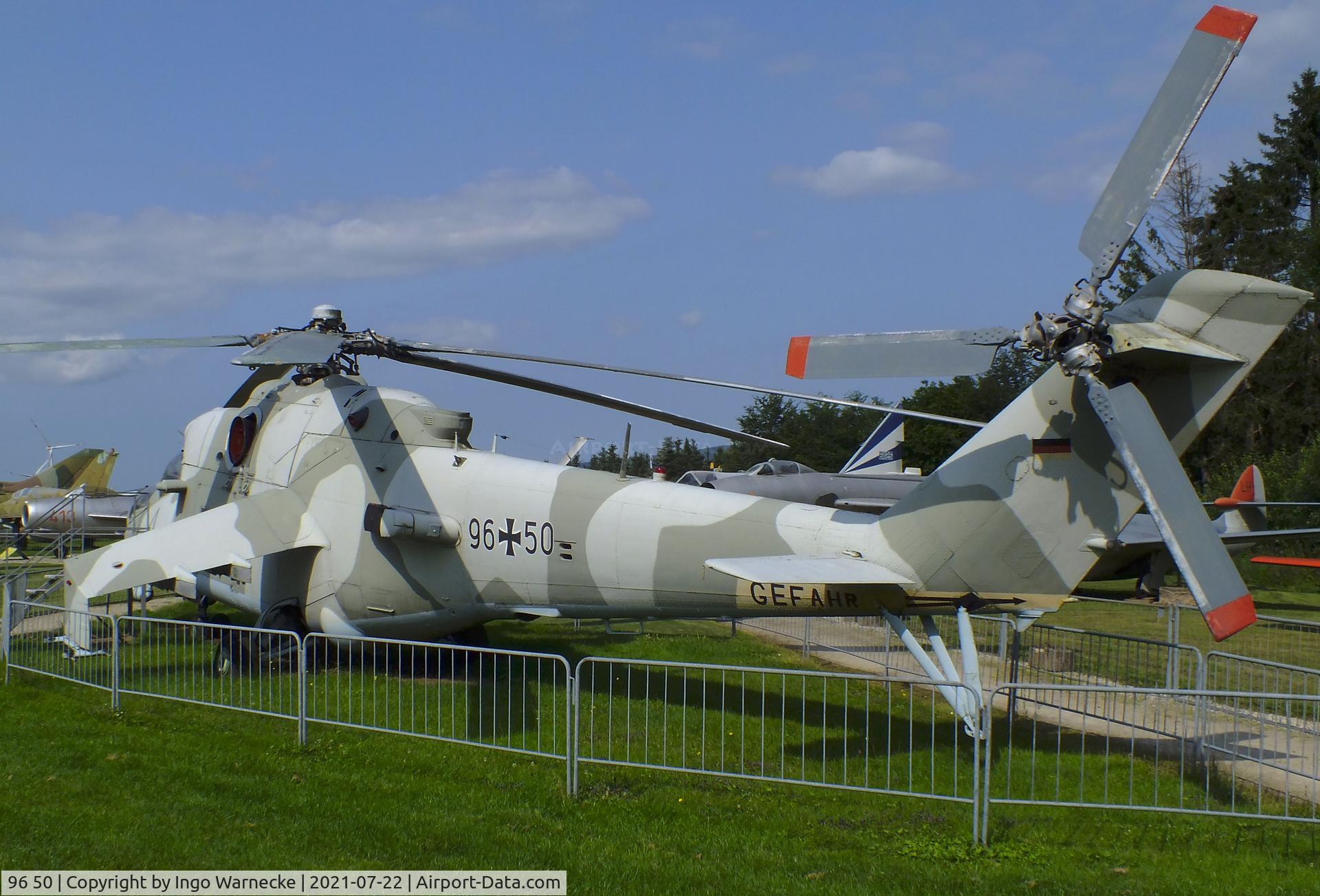 96 50, Mil Mi-24P Hind F C/N 340340, Mil Mi-24P HIND-F at the Flugausstellung P. Junior, Hermeskeil