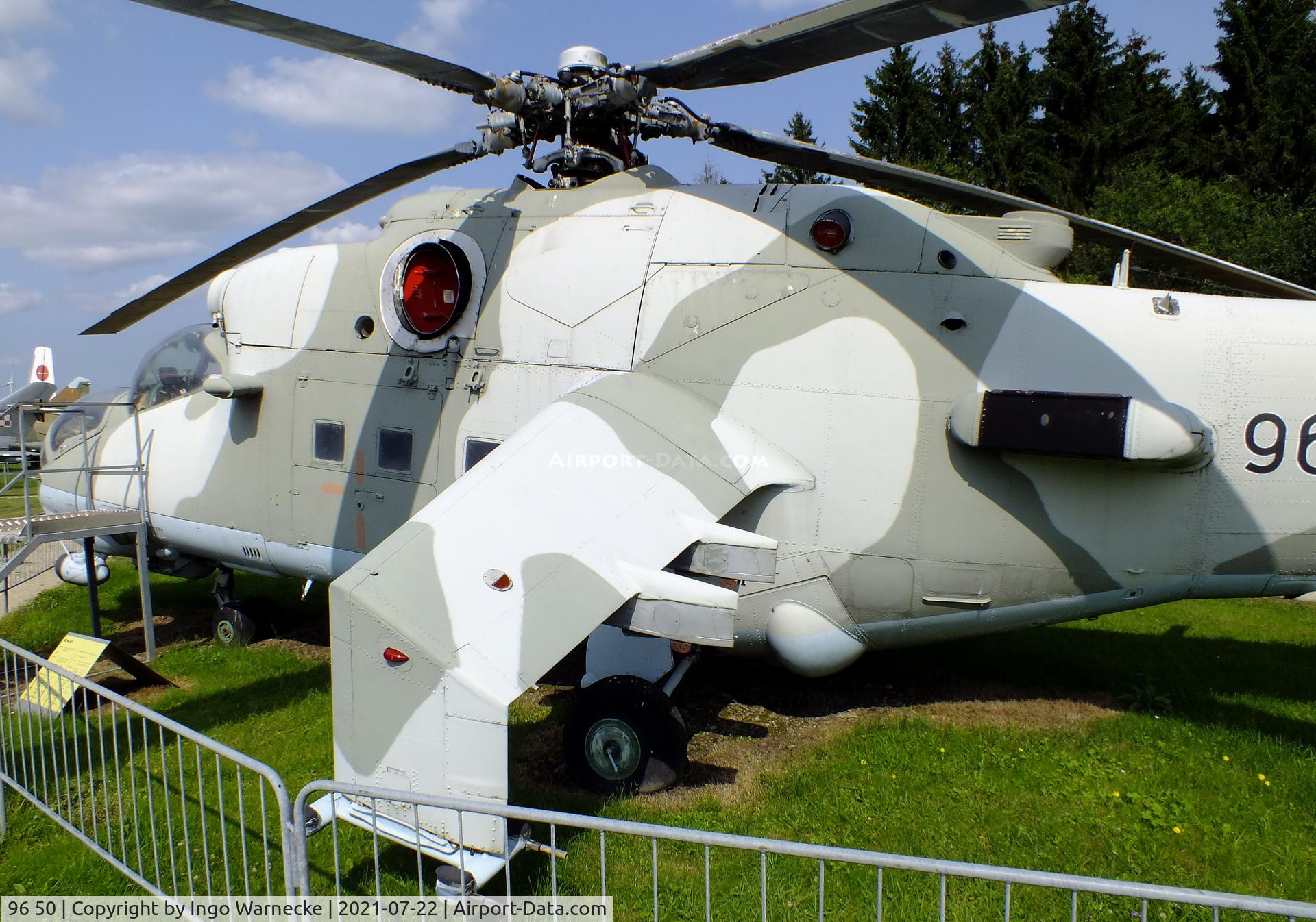 96 50, Mil Mi-24P Hind F C/N 340340, Mil Mi-24P HIND-F at the Flugausstellung P. Junior, Hermeskeil