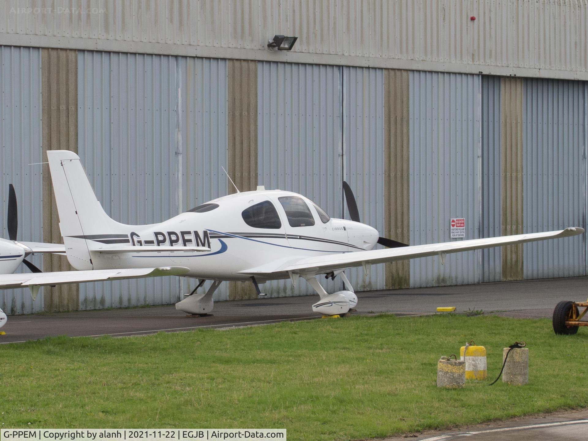 G-PPEM, 2010 Cirrus SR22 C/N 3639, Parked at ASG, Guernsey