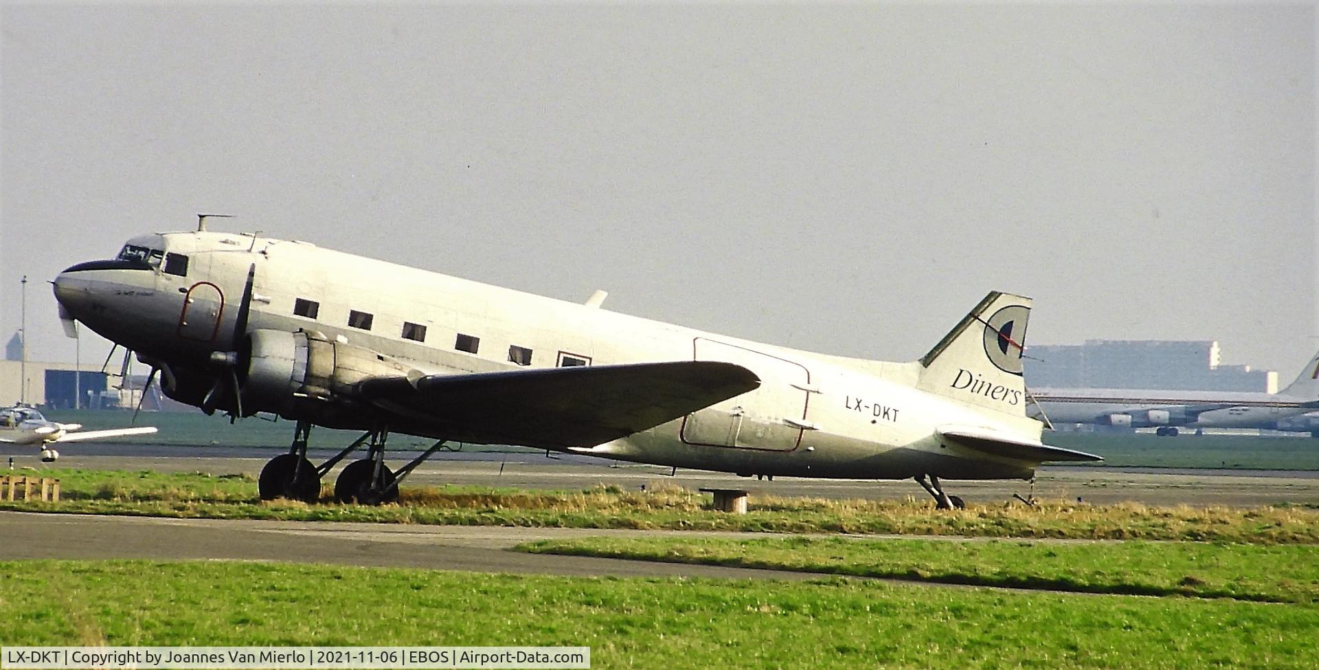 LX-DKT, 1942 Douglas DC3C-S1C3G (C-47A) C/N 10253, Slide scan