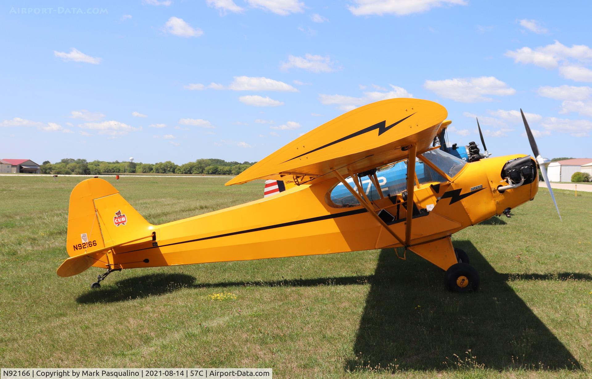 N92166, 1946 Piper J3C-65 Cub C/N 16608, Piper J3C-65