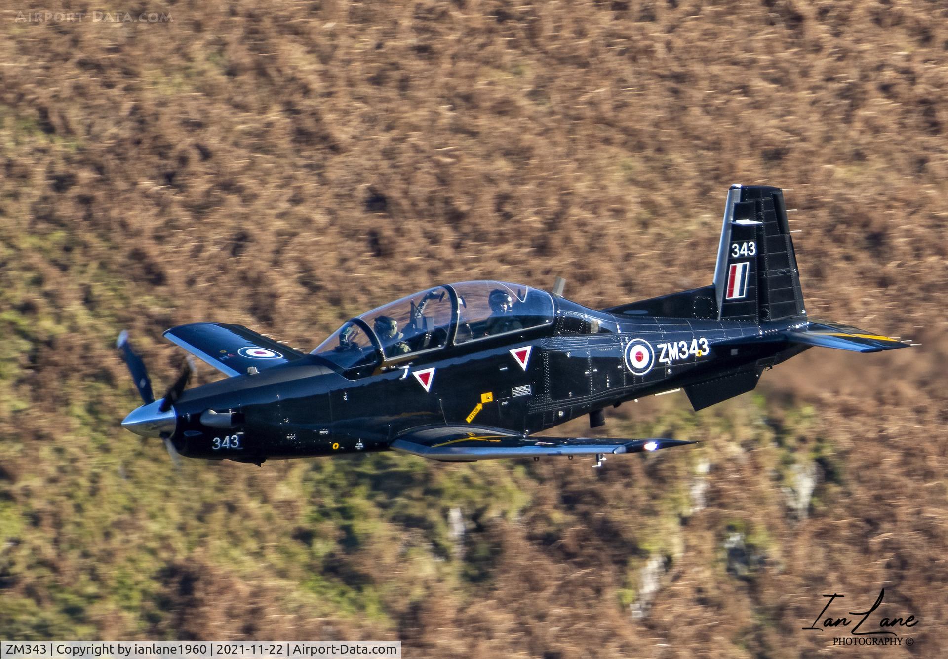 ZM343, 2020 Beechcraft T-6C Texan T.1 C/N PM-144, Low Level LFA17