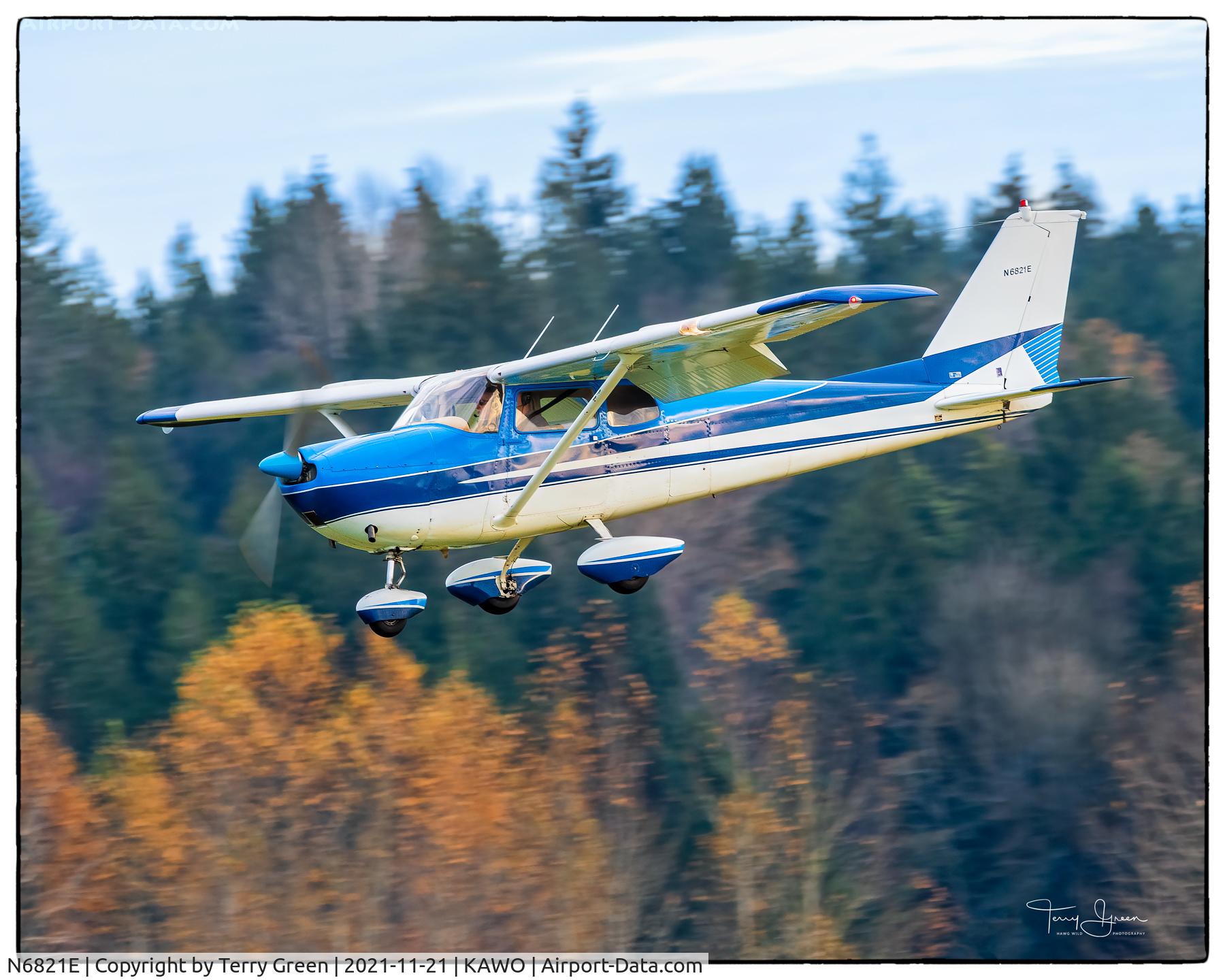 N6821E, 1959 Cessna 175A Skylark C/N 56321, KAWO