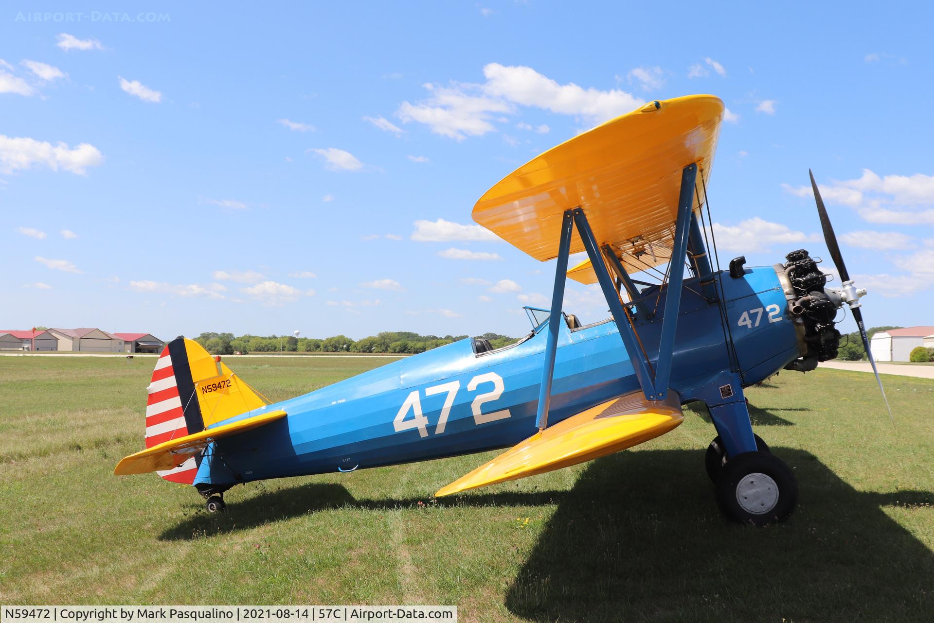 N59472, 1943 Boeing B75N1 C/N 75-4488, Stearman