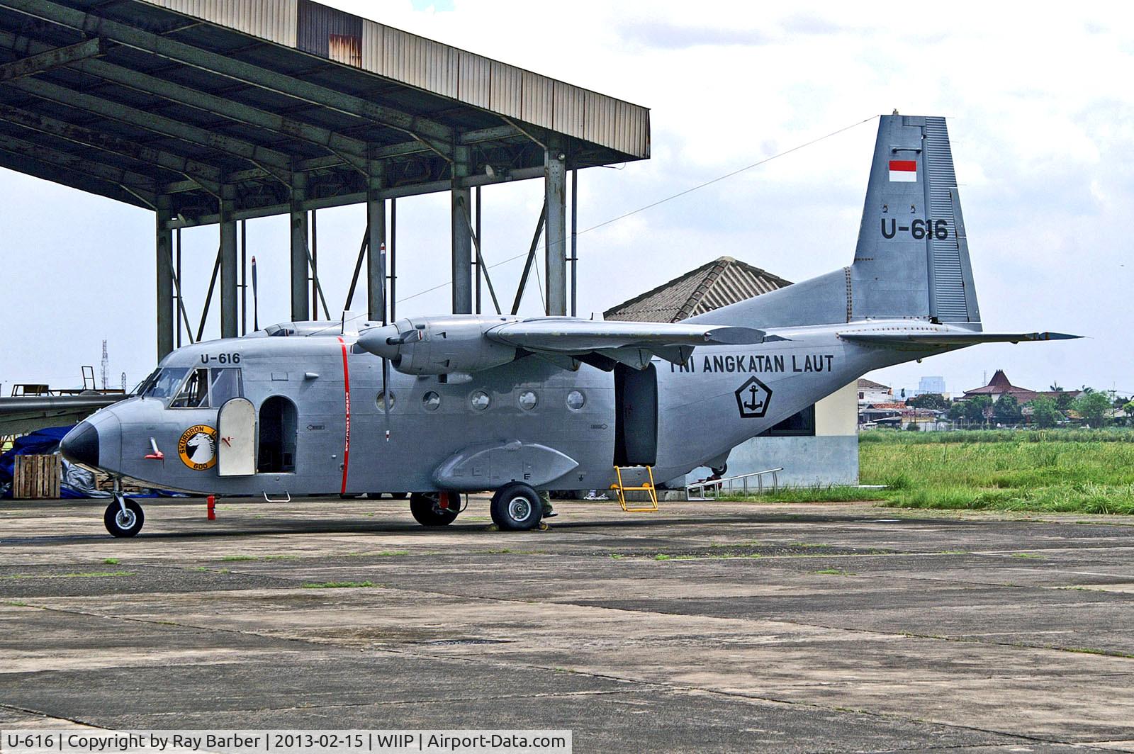 U-616, CASA NC212MP-200 Aviocar C/N 279/N84, U-616   CASA NC-212MP-200 Aviocar [279/N84] (Indonesian Navy) Pondok Cabe~PK 15/02/2013