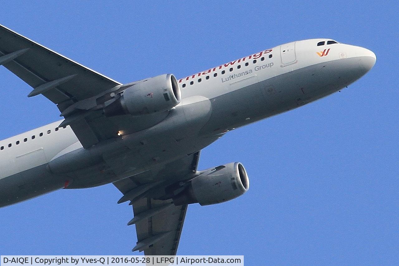 D-AIQE, 1991 Airbus A320-211 C/N 0209, Airbus A320-211, Climbing from rwy 06R, Roissy Charles De Gaulle airport (LFPG-CDG)