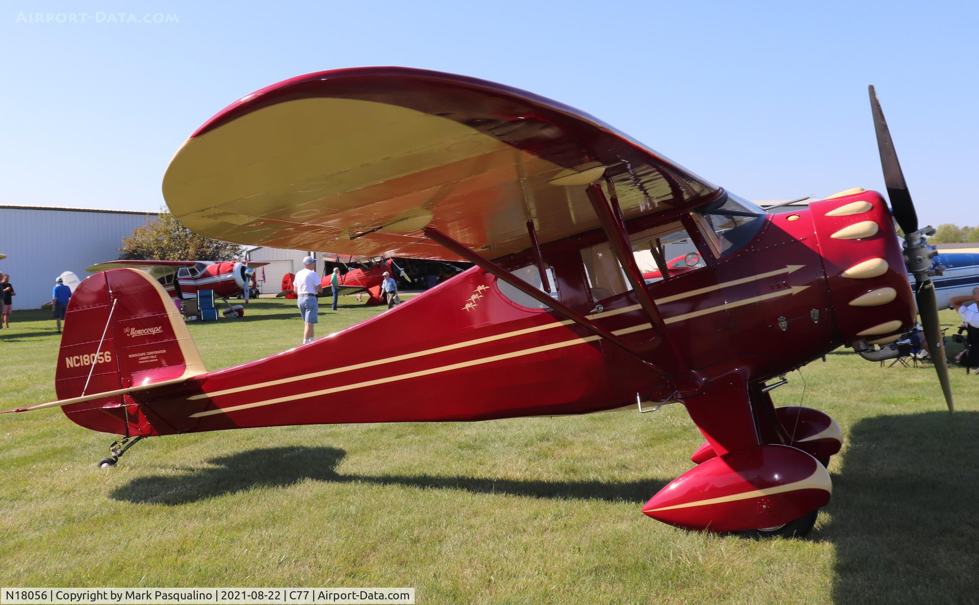 N18056, 1937 Monocoupe 90A C/N A-765, Monocoupe 90A