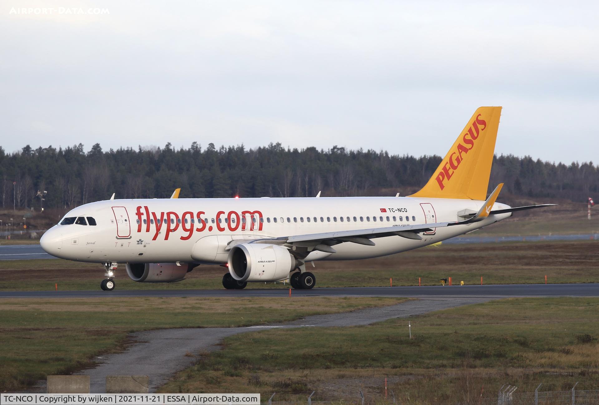 TC-NCO, 2020 Airbus A320-251N C/N 10096, RWY01L