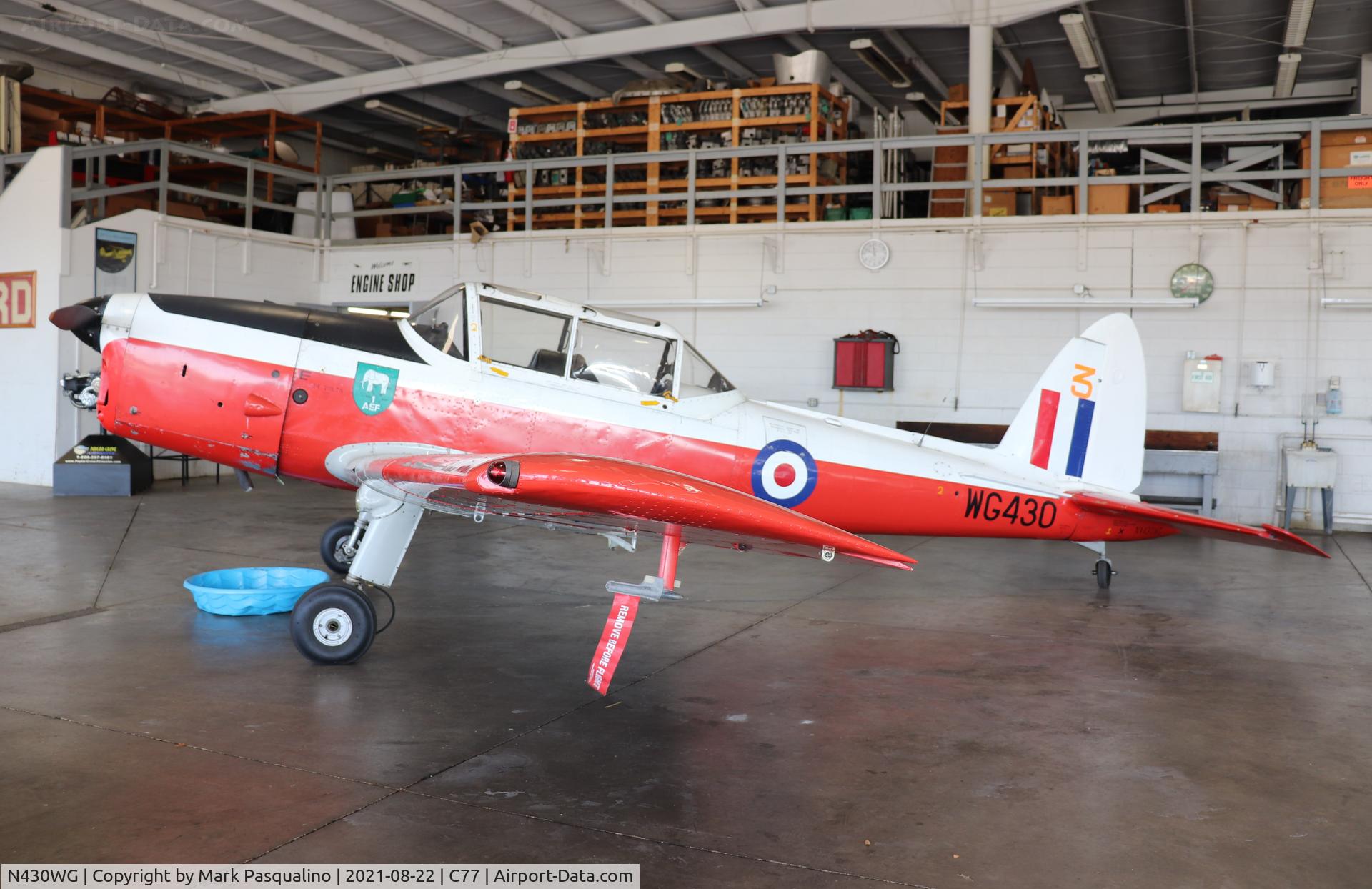 N430WG, 1951 De Havilland DHC-1 Chipmunk 22 C/N C1/0504, DHC-1 Chipmunk 22