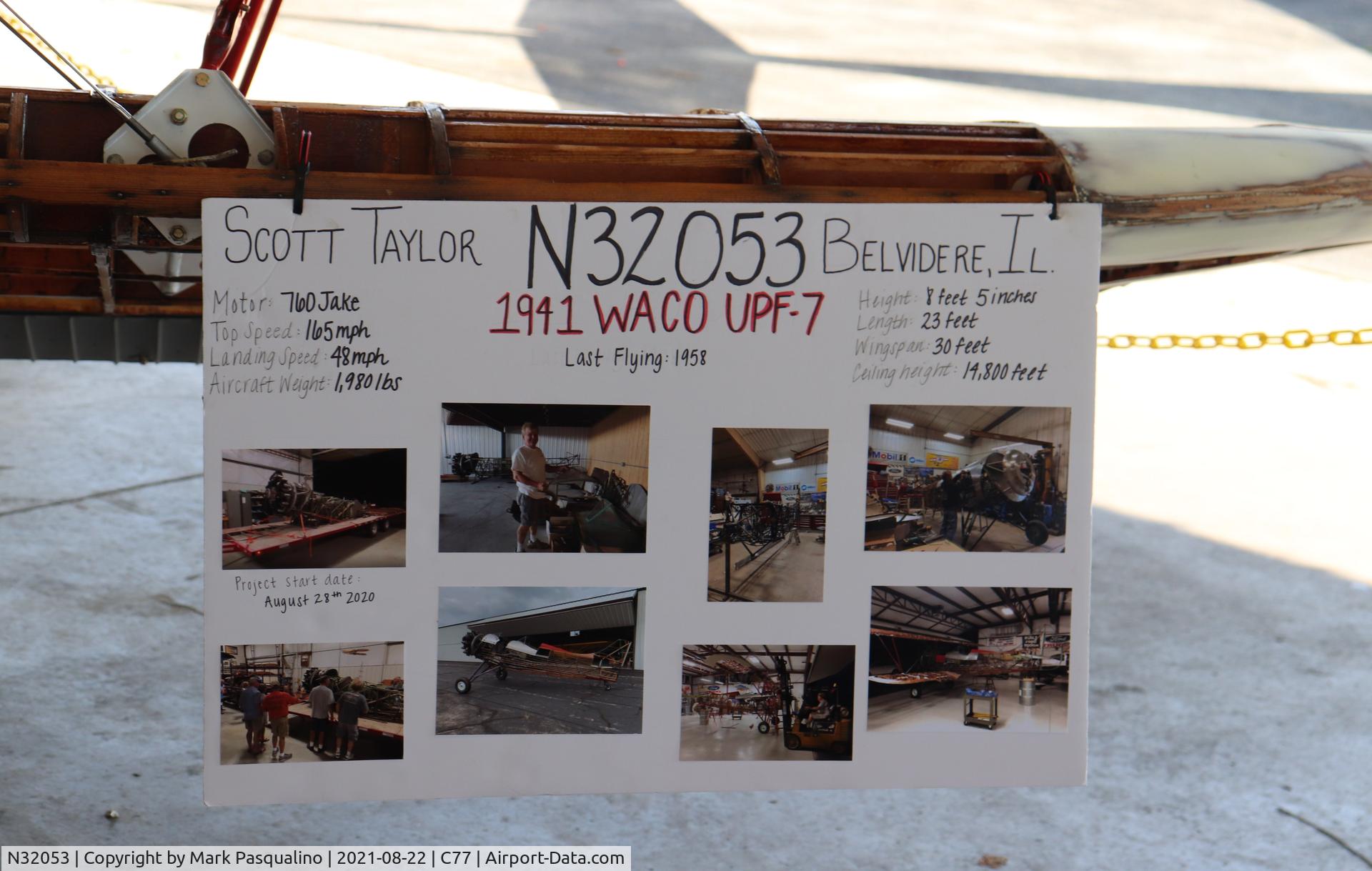 N32053, 1941 Waco UPF-7 C/N 5684, Waco UPF-7