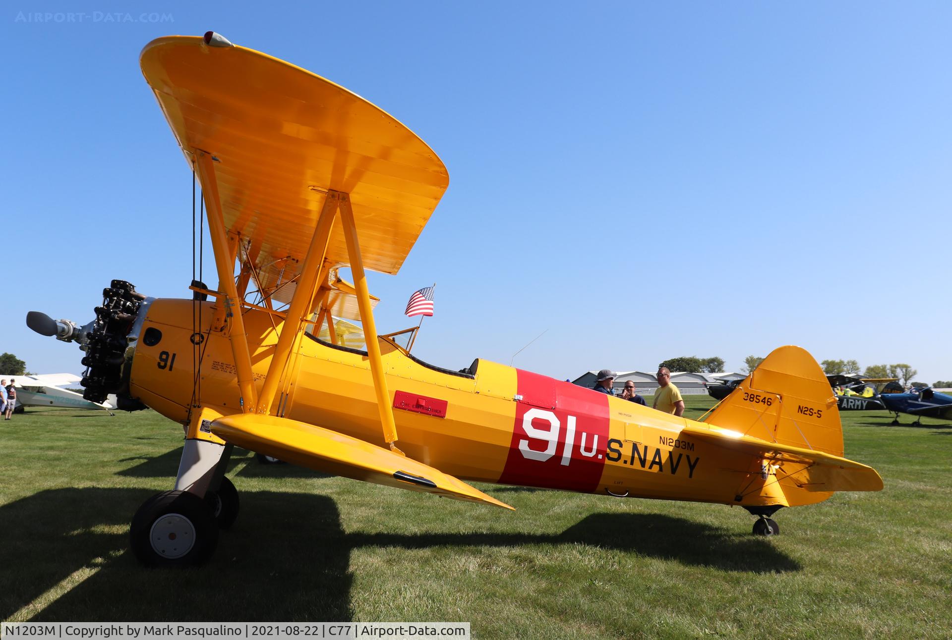 N1203M, 1943 Boeing A75N1(PT17) C/N 75-8167, Stearman