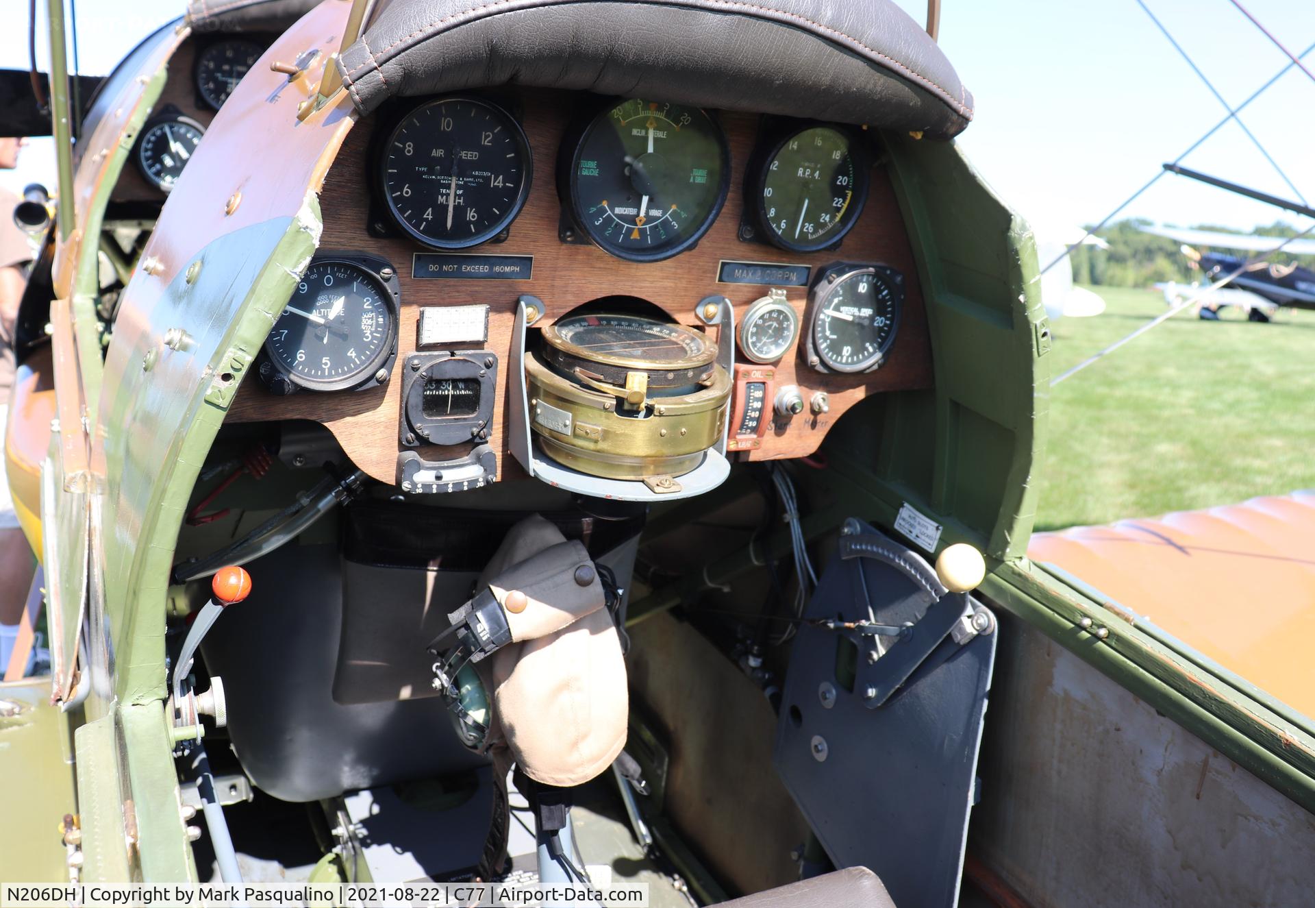N206DH, 1944 De Havilland DH-82A Tiger Moth II C/N 86514, DH-82A