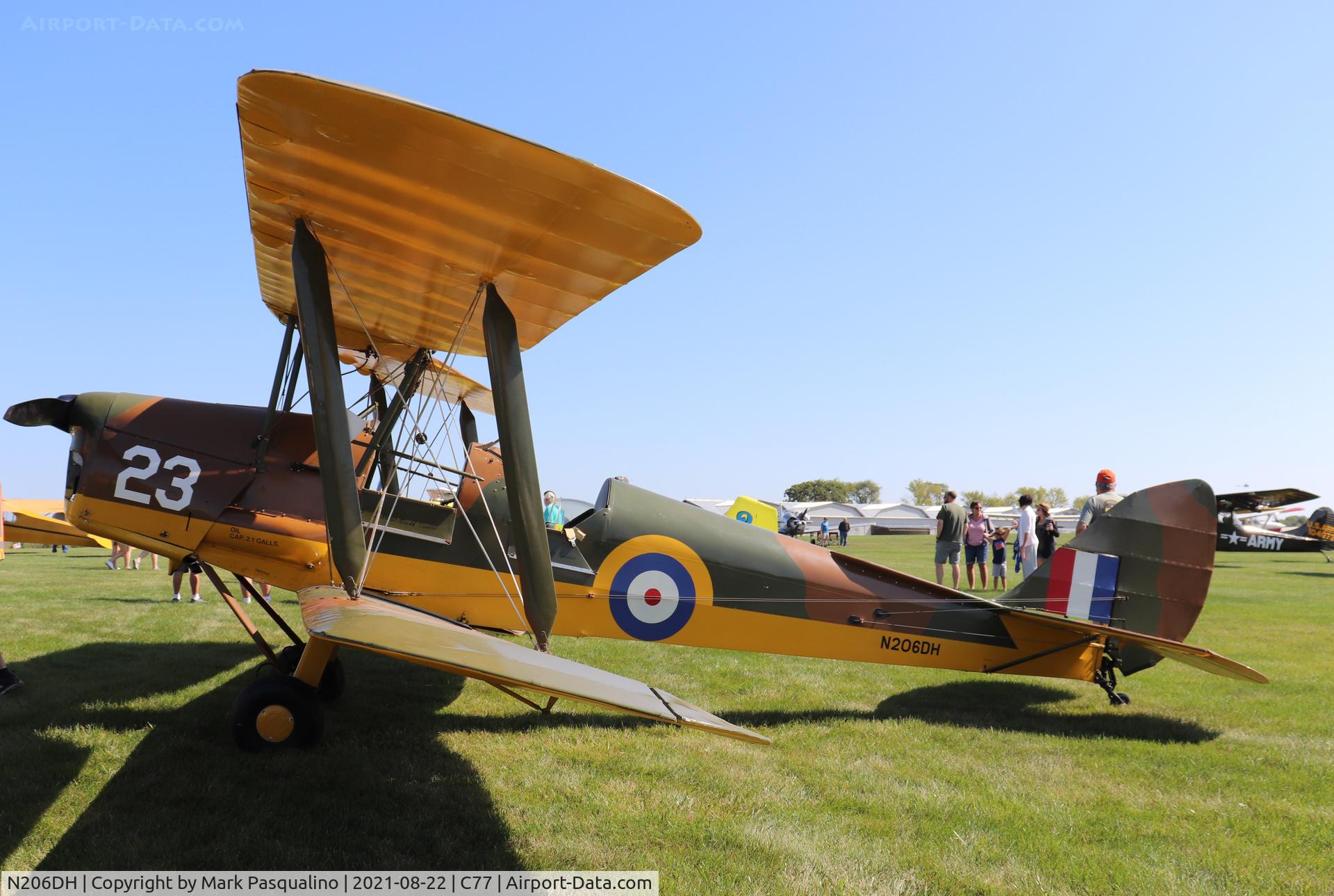 N206DH, 1944 De Havilland DH-82A Tiger Moth II C/N 86514, DH-82A