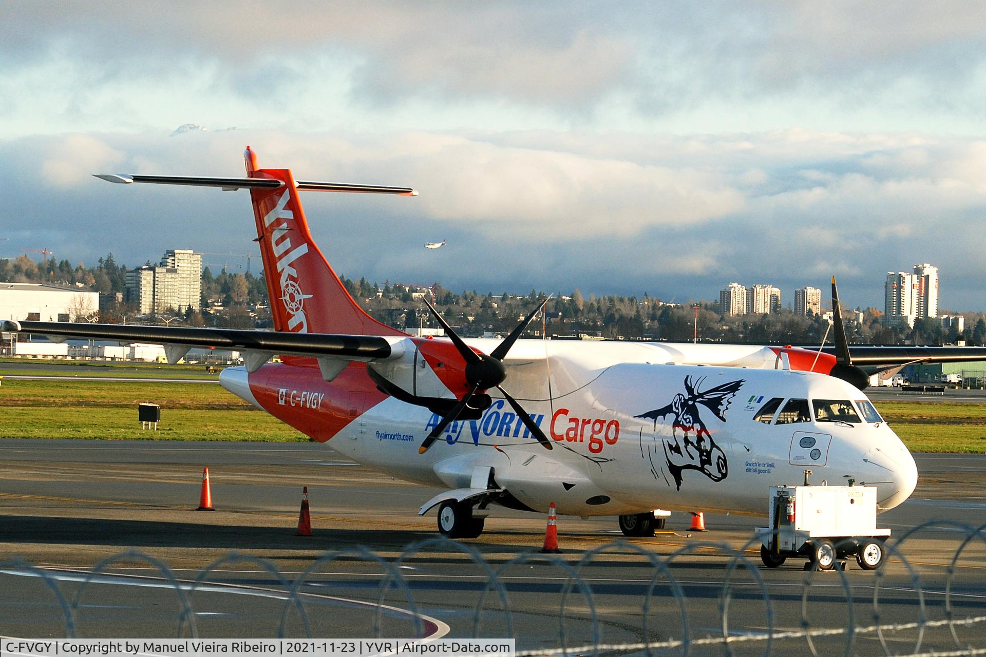 C-FVGY, 1991 ATR 42-300 C/N 273, Seen at YVR South Terminal