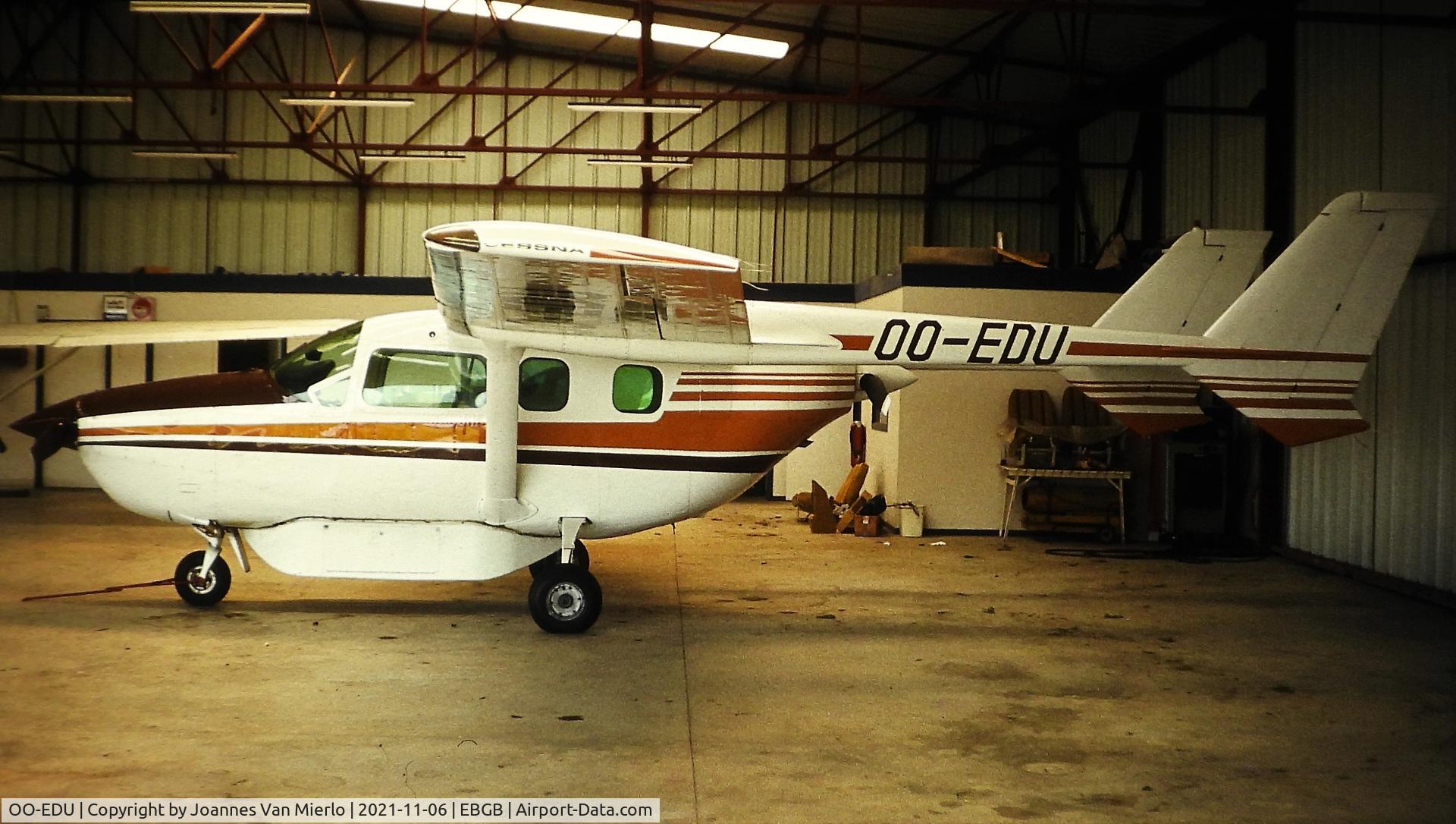 OO-EDU, Reims F337G Super Skymaster C/N F3370067, Slide scan