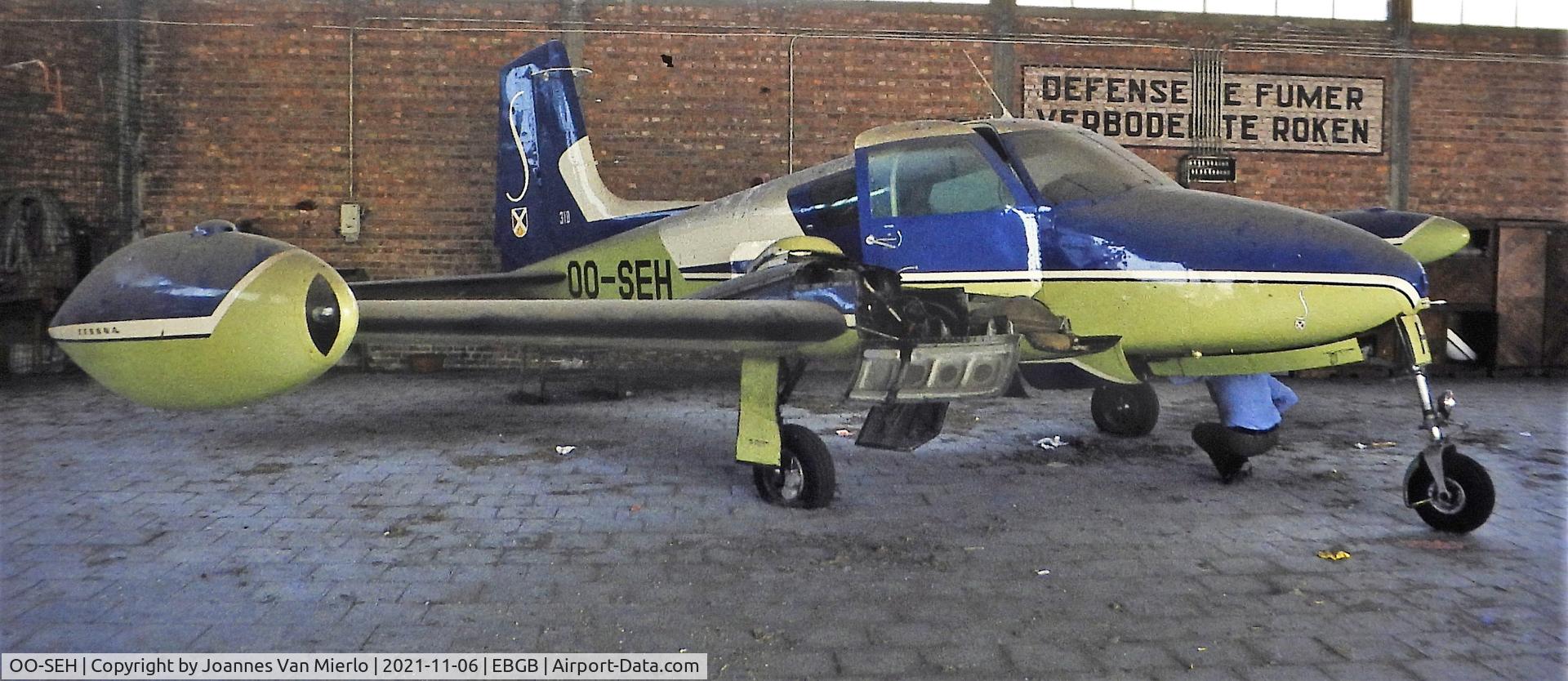 OO-SEH, Cessna 310B C/N 35630, Slide scan