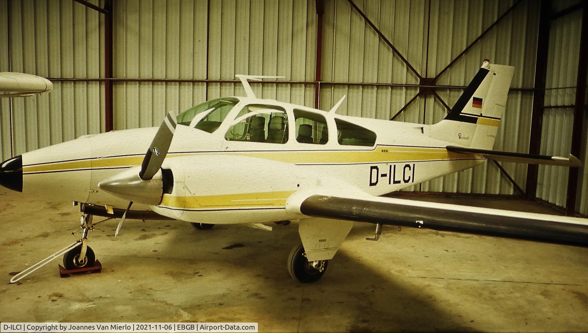 D-ILCI, Beech 95-B55 Baron C/N TC1336, Slide scan