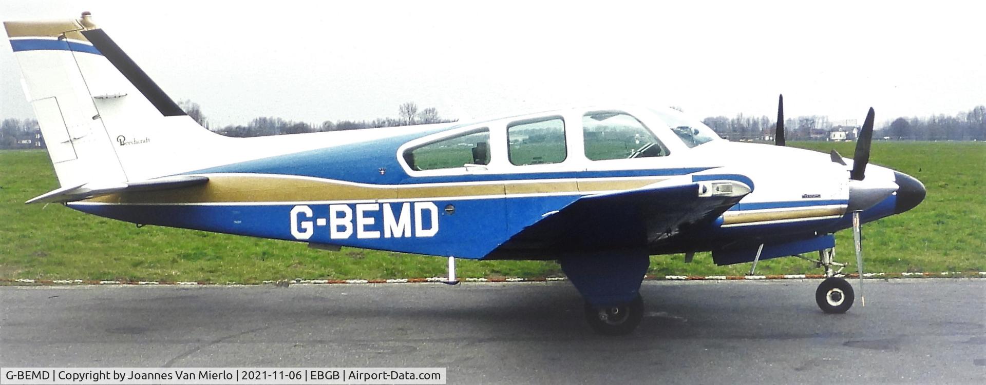 G-BEMD, 1977 Beech 95-B55 Baron Baron C/N TC-2051, Slide scan