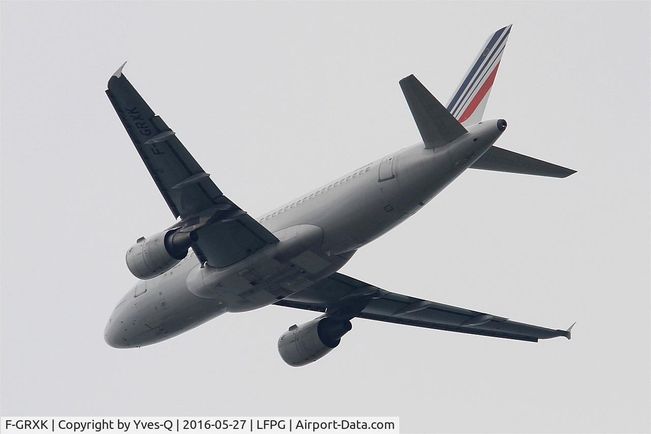 F-GRXK, 2006 Airbus A319-115LR C/N 2716, Airbus A319-115LR, Climbing from rwy 27L, Roissy Charles De Gaulle airport (LFPG-CDG)