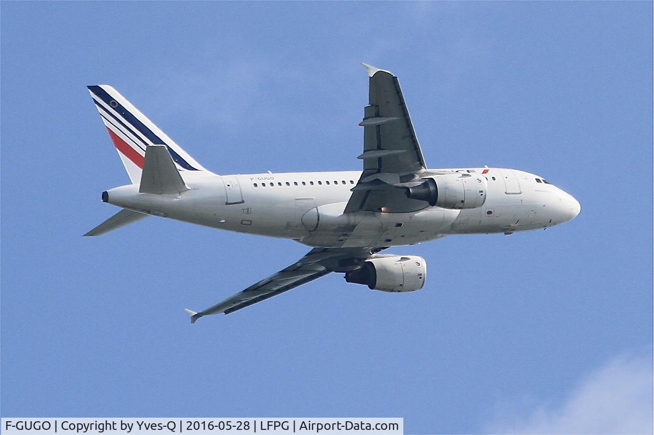 F-GUGO, 2006 Airbus A318-111 C/N 2951, Airbus A318-111, Climbing from rwy 06R, Roissy Charles De Gaulle airport (LFPG-CDG)