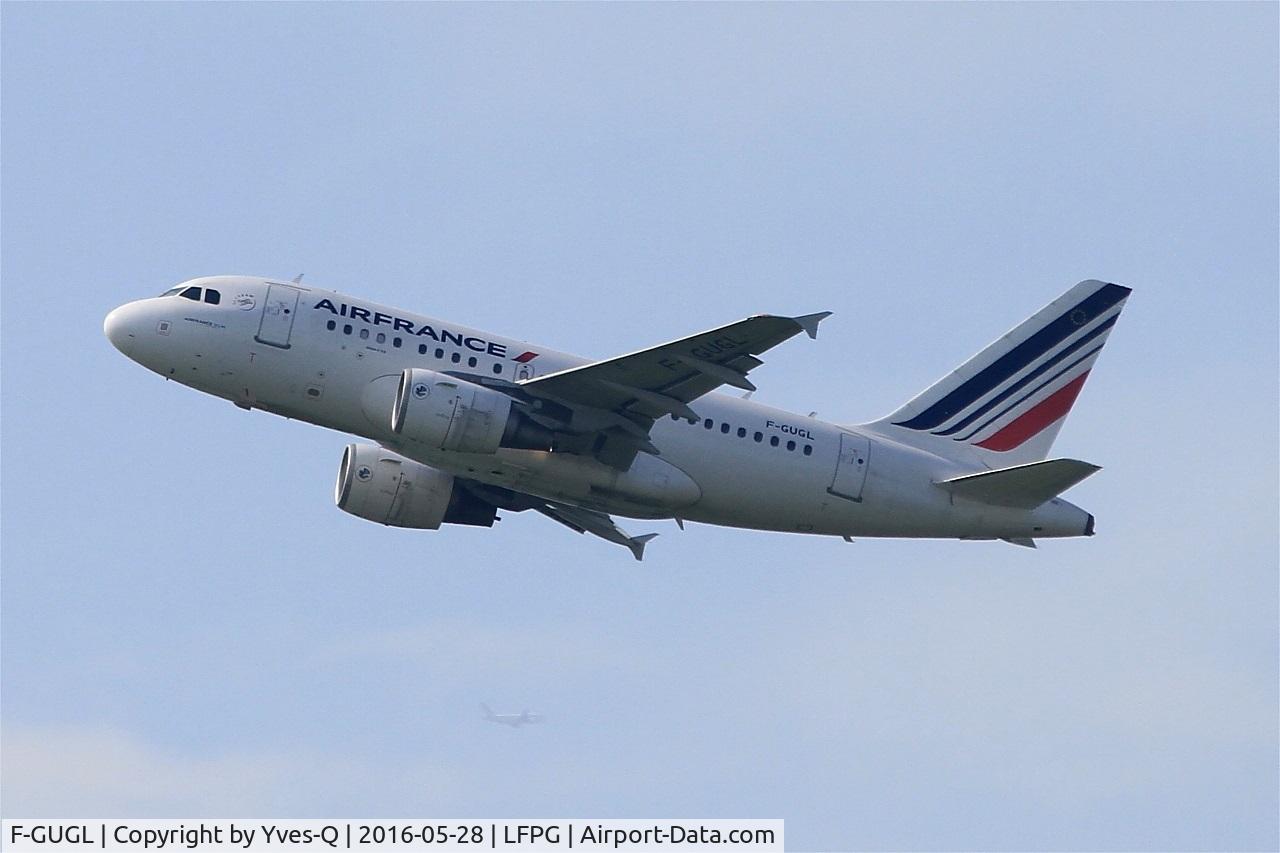 F-GUGL, 2006 Airbus A318-111 C/N 2686, Airbus A318-111, Climbing from rwy 08L, Roissy Charles De Gaulle airport (LFPG-CDG)