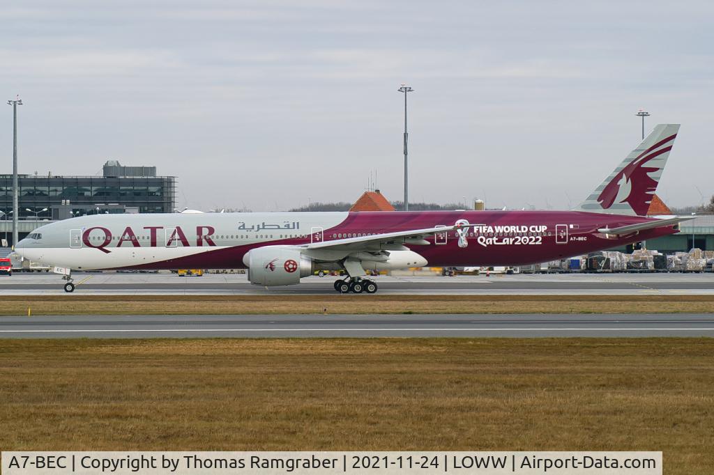 A7-BEC, 2014 Boeing 777-3DZ/ER C/N 43216, Qatar Airways Boeing 777-3DZ(ER) 