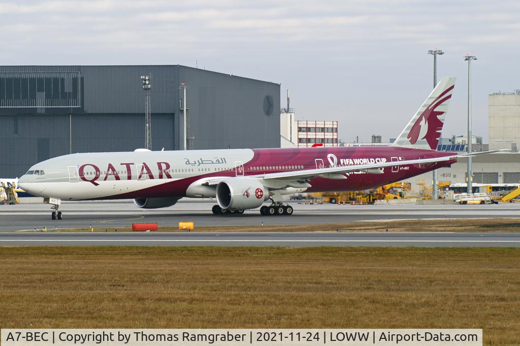A7-BEC, 2014 Boeing 777-3DZ/ER C/N 43216, Qatar Airways Boeing 777-3DZ(ER) 