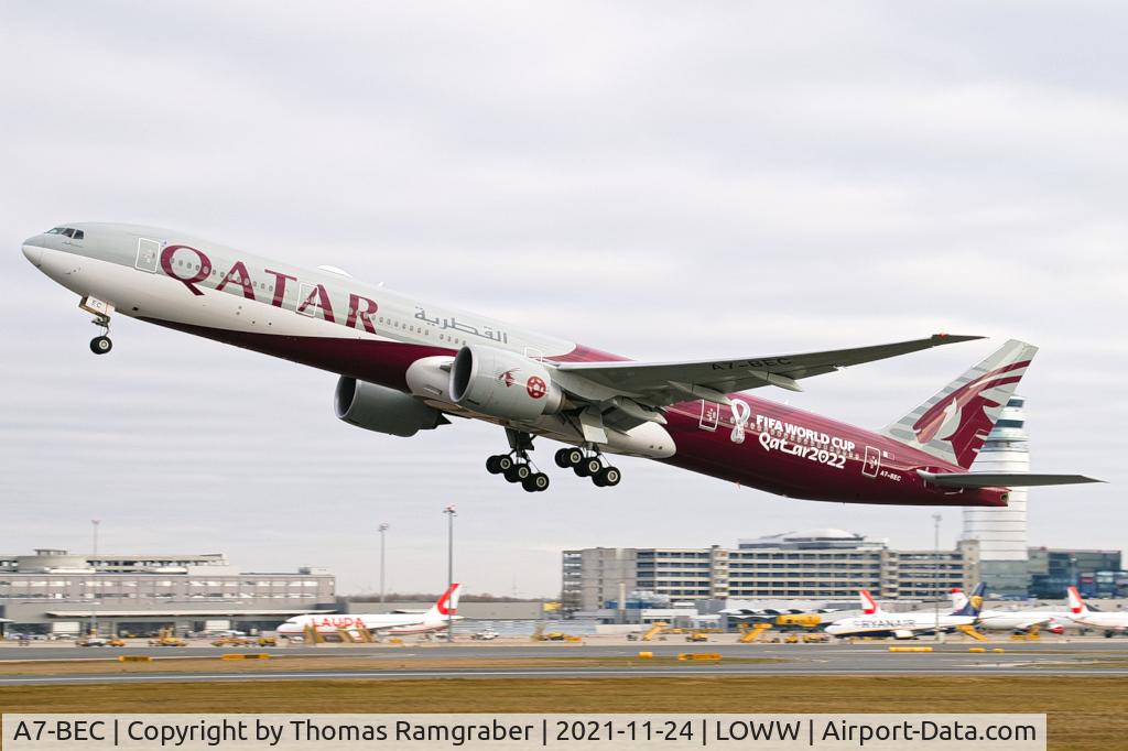 A7-BEC, 2014 Boeing 777-3DZ/ER C/N 43216, Qatar Airways Boeing 777-3DZ(ER) 