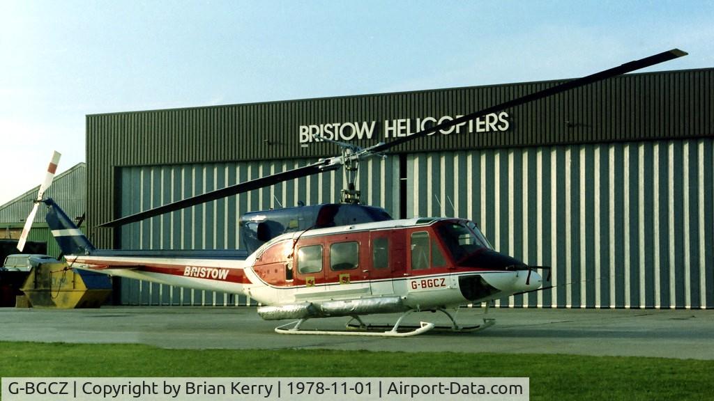 G-BGCZ, 1974 Bell 212 C/N 30668, Bristow Helicopters Ltd Bell 212