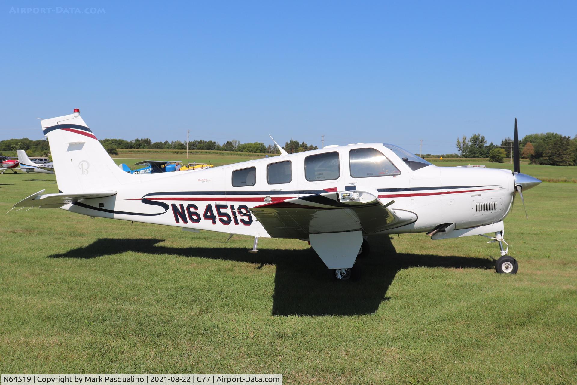 N64519, Raytheon Aircraft Company G36 C/N E-3714, Beech G36